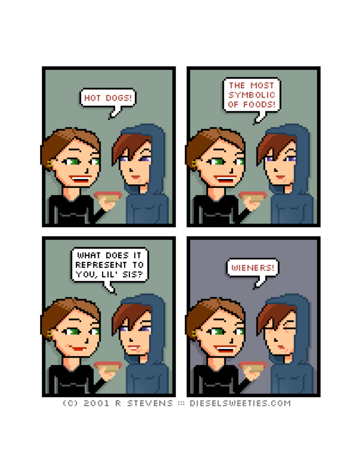 Diesel Sweeties (ebook volumes), page 98. Diesel Sweeties by R. Stevens, CC BY-NC. https://dieselsweeties.com/ebooks/