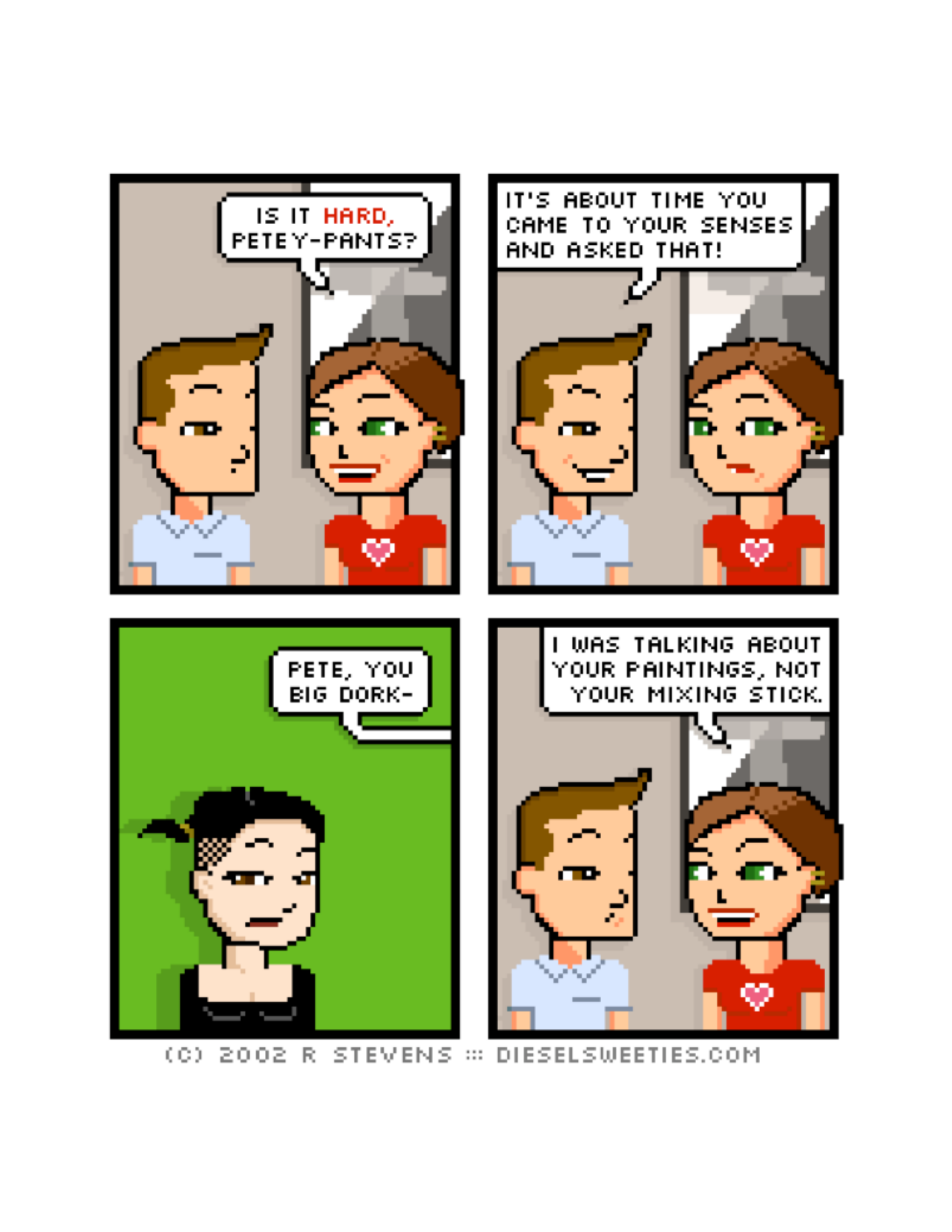 Diesel Sweeties (ebook volumes), page 101. Diesel Sweeties by R. Stevens, CC BY-NC. https://dieselsweeties.com/ebooks/
