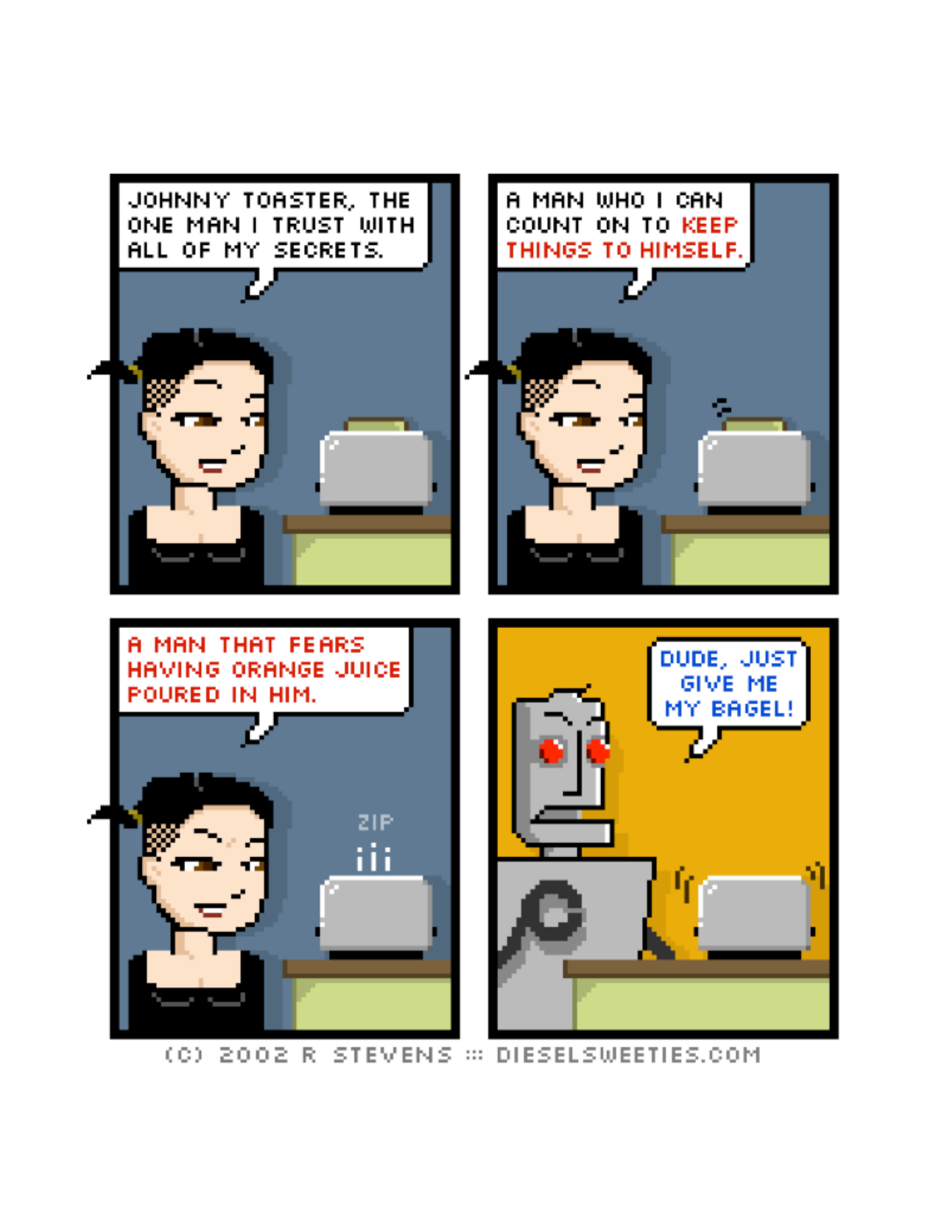 Diesel Sweeties (ebook volumes), page 102. Diesel Sweeties by R. Stevens, CC BY-NC. https://dieselsweeties.com/ebooks/