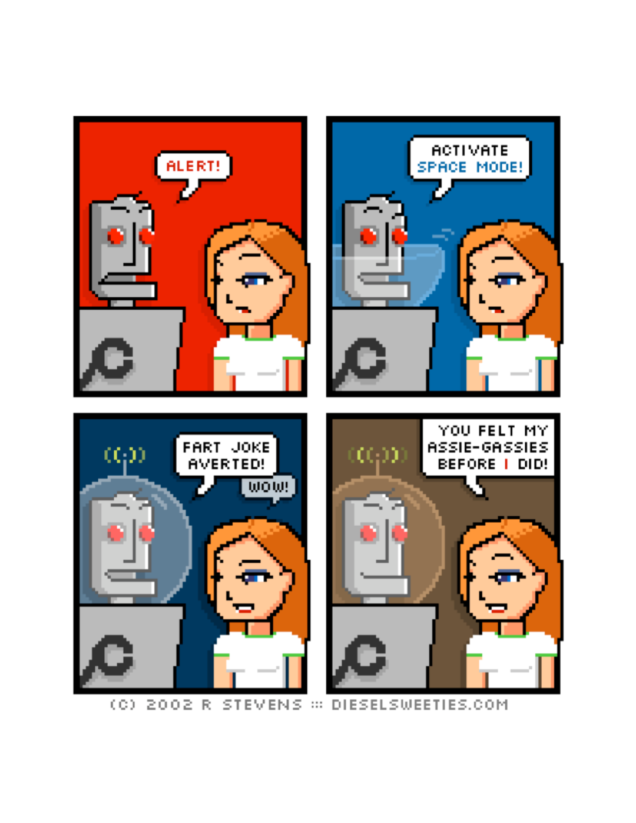 Diesel Sweeties (ebook volumes), page 105. Diesel Sweeties by R. Stevens, CC BY-NC. https://dieselsweeties.com/ebooks/