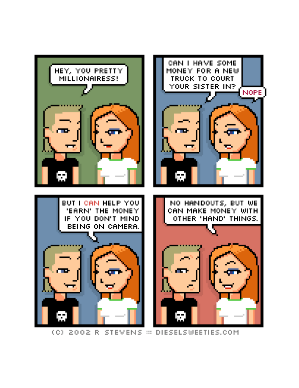 Diesel Sweeties (ebook volumes), page 106. Diesel Sweeties by R. Stevens, CC BY-NC. https://dieselsweeties.com/ebooks/