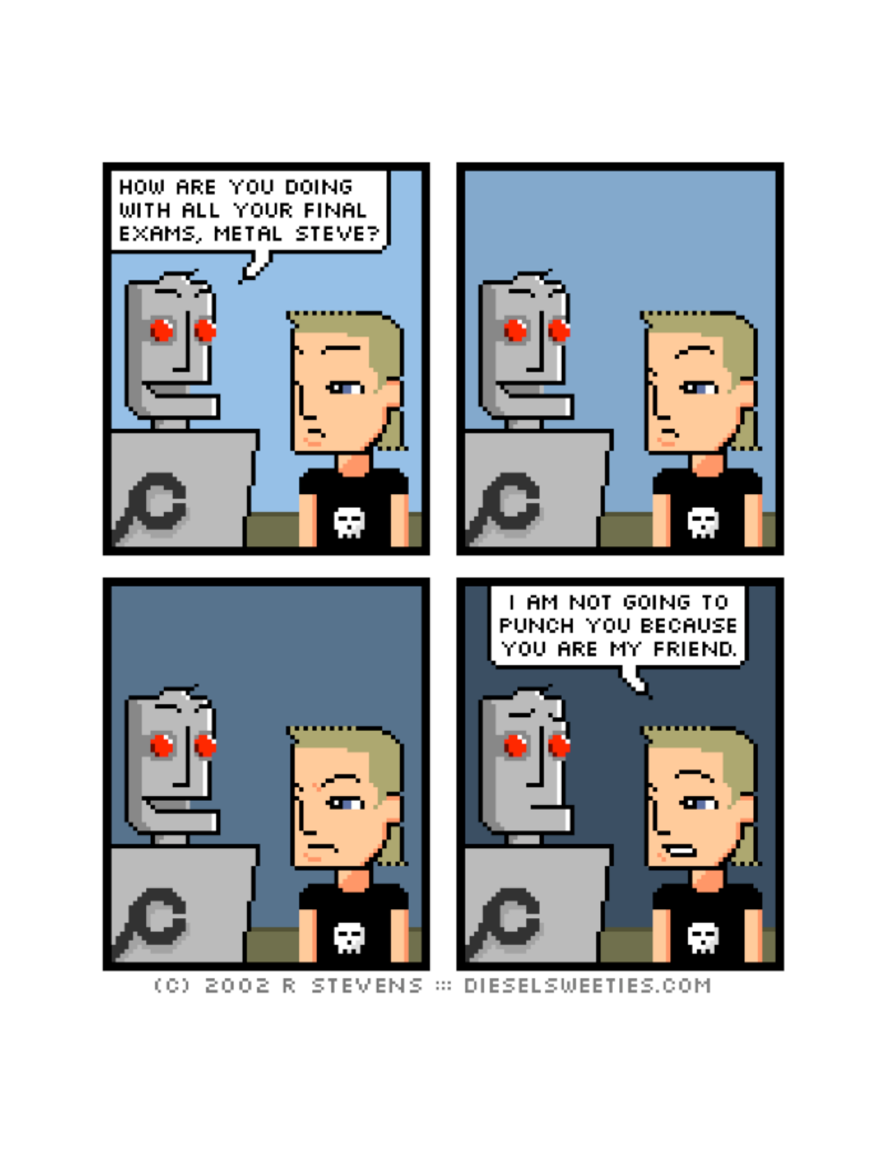 Diesel Sweeties (ebook volumes), page 12. Diesel Sweeties by R. Stevens, CC BY-NC. https://dieselsweeties.com/ebooks/
