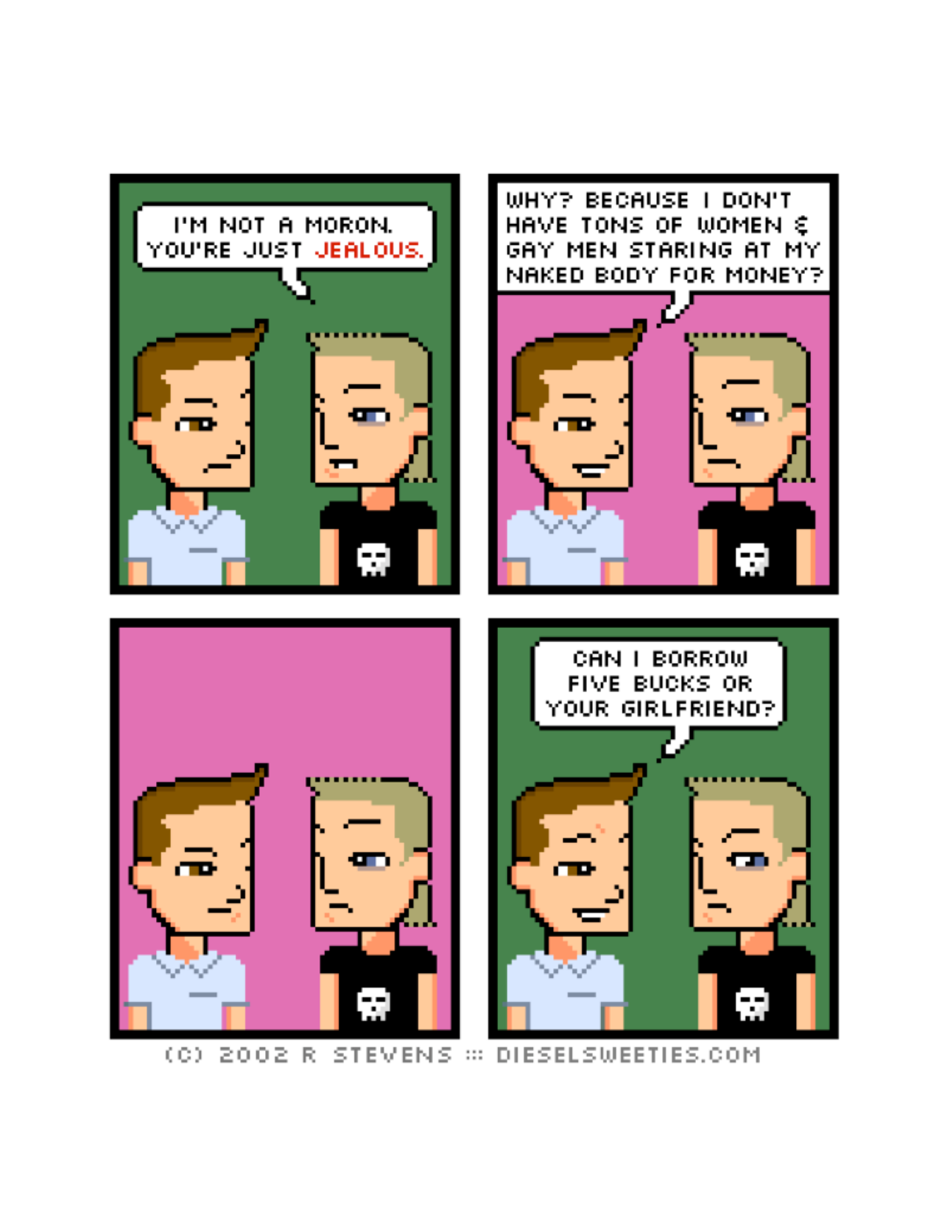 Diesel Sweeties (ebook volumes), page 116. Diesel Sweeties by R. Stevens, CC BY-NC. https://dieselsweeties.com/ebooks/