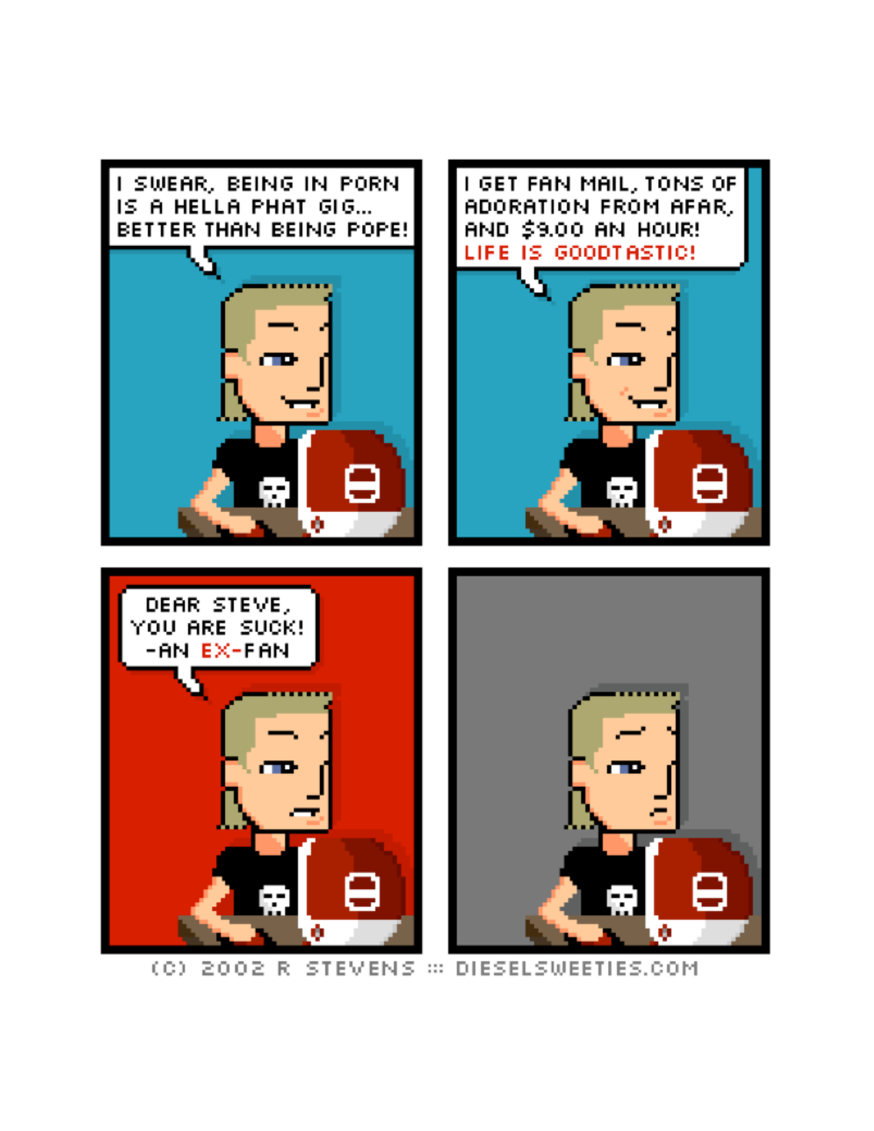 Diesel Sweeties (ebook volumes), page 123. Diesel Sweeties by R. Stevens, CC BY-NC. https://dieselsweeties.com/ebooks/