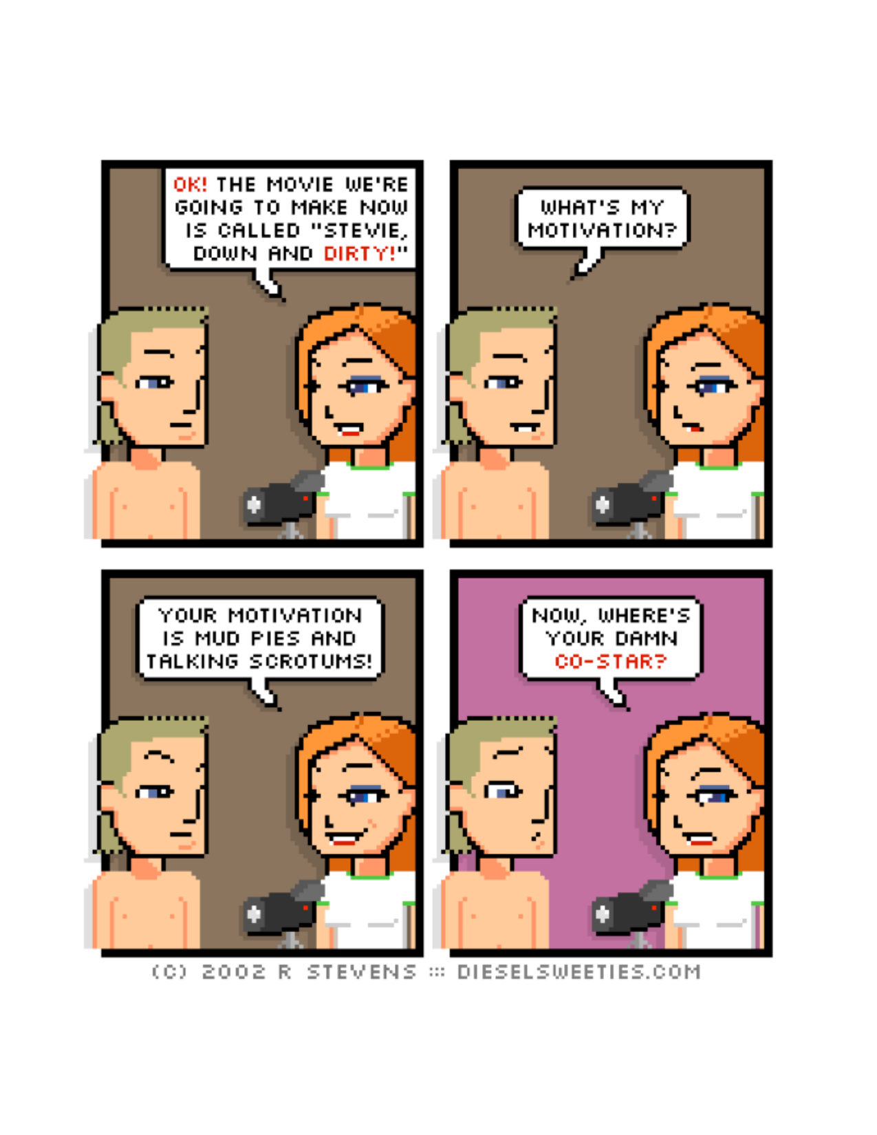 Diesel Sweeties (ebook volumes), page 129. Diesel Sweeties by R. Stevens, CC BY-NC. https://dieselsweeties.com/ebooks/