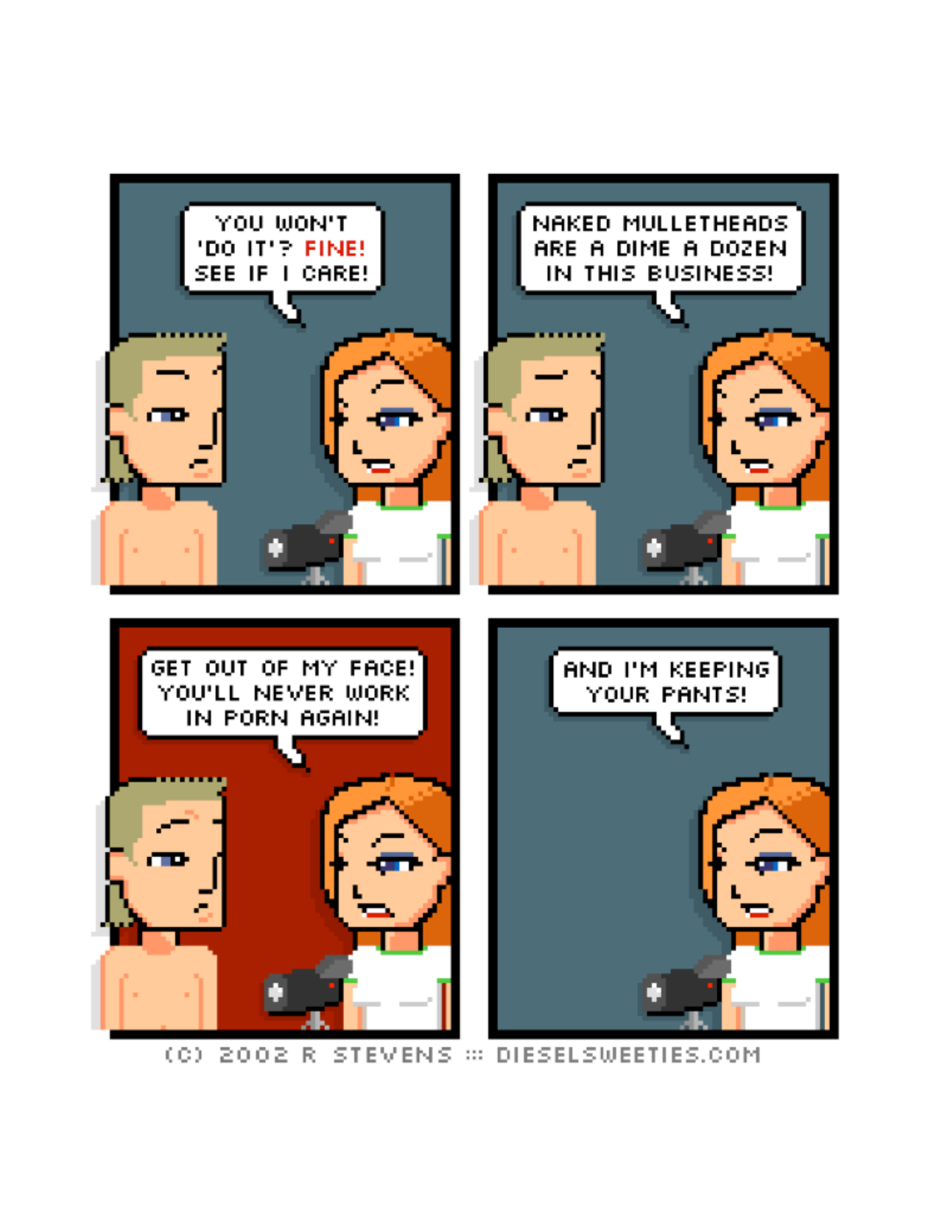 Diesel Sweeties (ebook volumes), page 131. Diesel Sweeties by R. Stevens, CC BY-NC. https://dieselsweeties.com/ebooks/