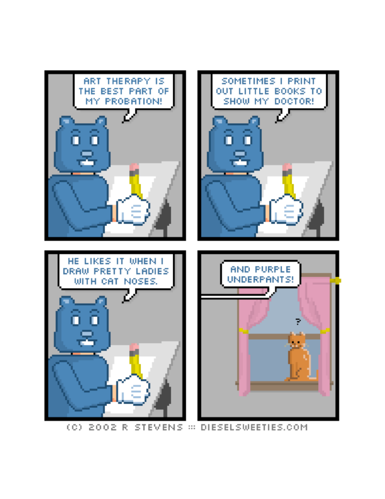 Diesel Sweeties (ebook volumes), page 132. Diesel Sweeties by R. Stevens, CC BY-NC. https://dieselsweeties.com/ebooks/