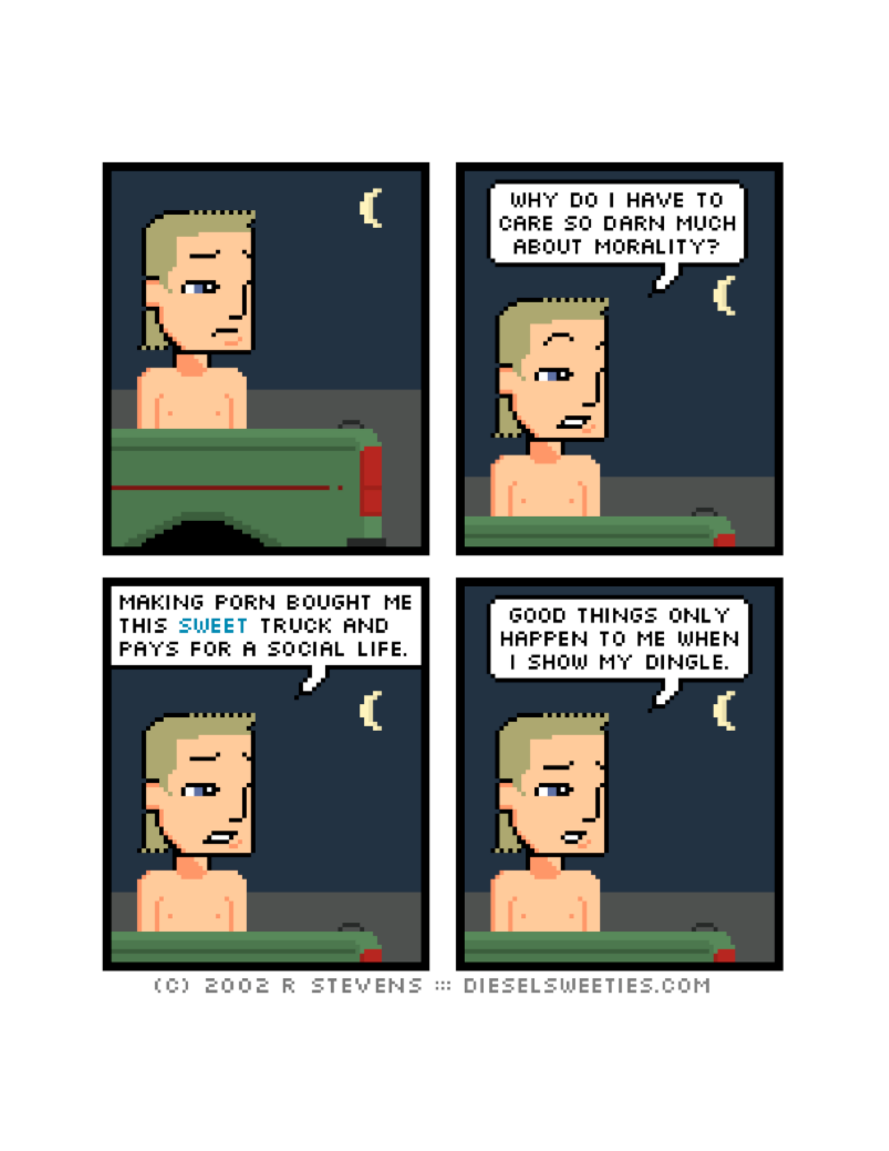 Diesel Sweeties (ebook volumes), page 134. Diesel Sweeties by R. Stevens, CC BY-NC. https://dieselsweeties.com/ebooks/
