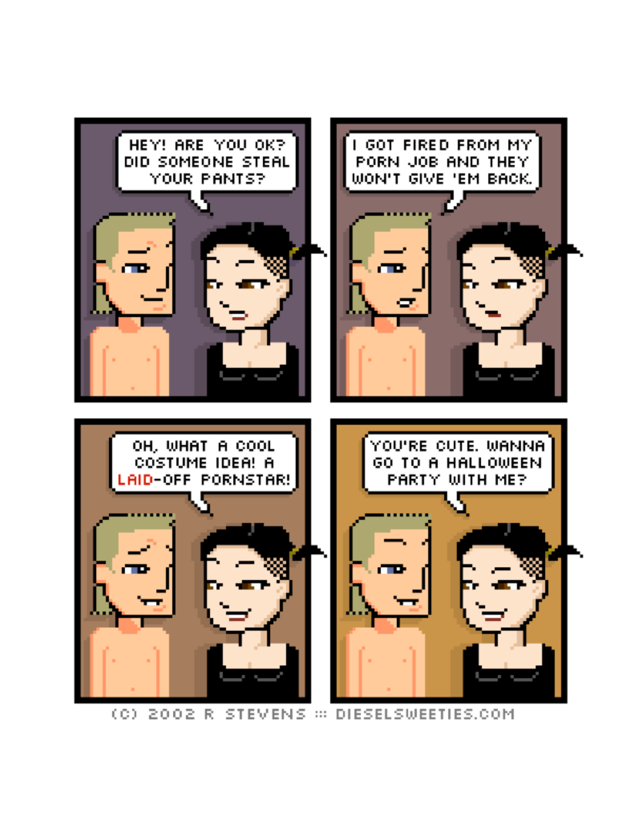 Diesel Sweeties (ebook volumes), page 136. Diesel Sweeties by R. Stevens, CC BY-NC. https://dieselsweeties.com/ebooks/