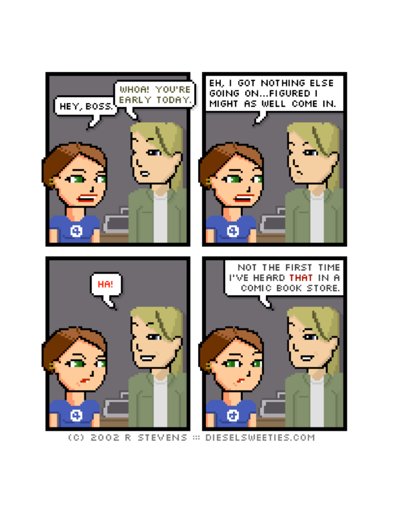 Diesel Sweeties (ebook volumes), page 153. Diesel Sweeties by R. Stevens, CC BY-NC. https://dieselsweeties.com/ebooks/