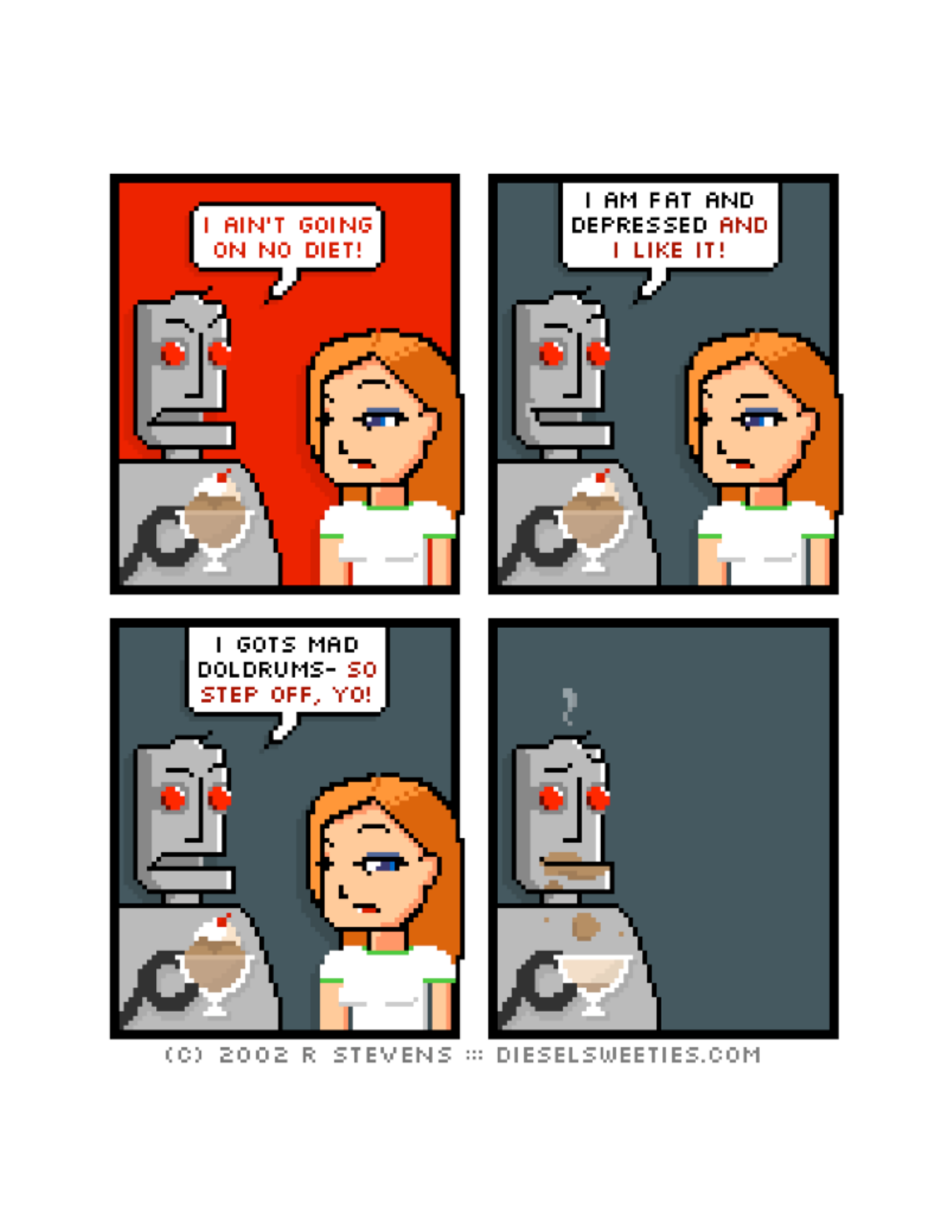 Diesel Sweeties (ebook volumes), page 161. Diesel Sweeties by R. Stevens, CC BY-NC. https://dieselsweeties.com/ebooks/