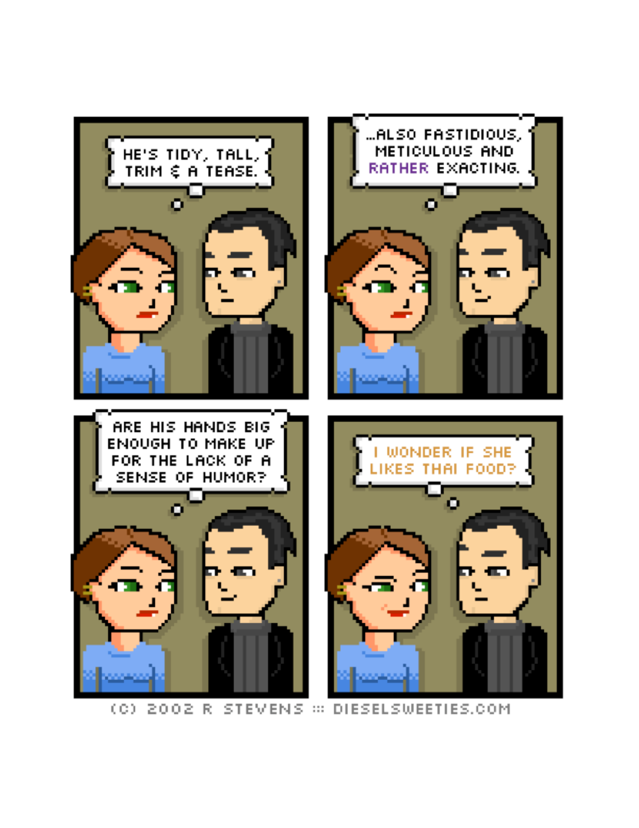 Diesel Sweeties (ebook volumes), page 169. Diesel Sweeties by R. Stevens, CC BY-NC. https://dieselsweeties.com/ebooks/