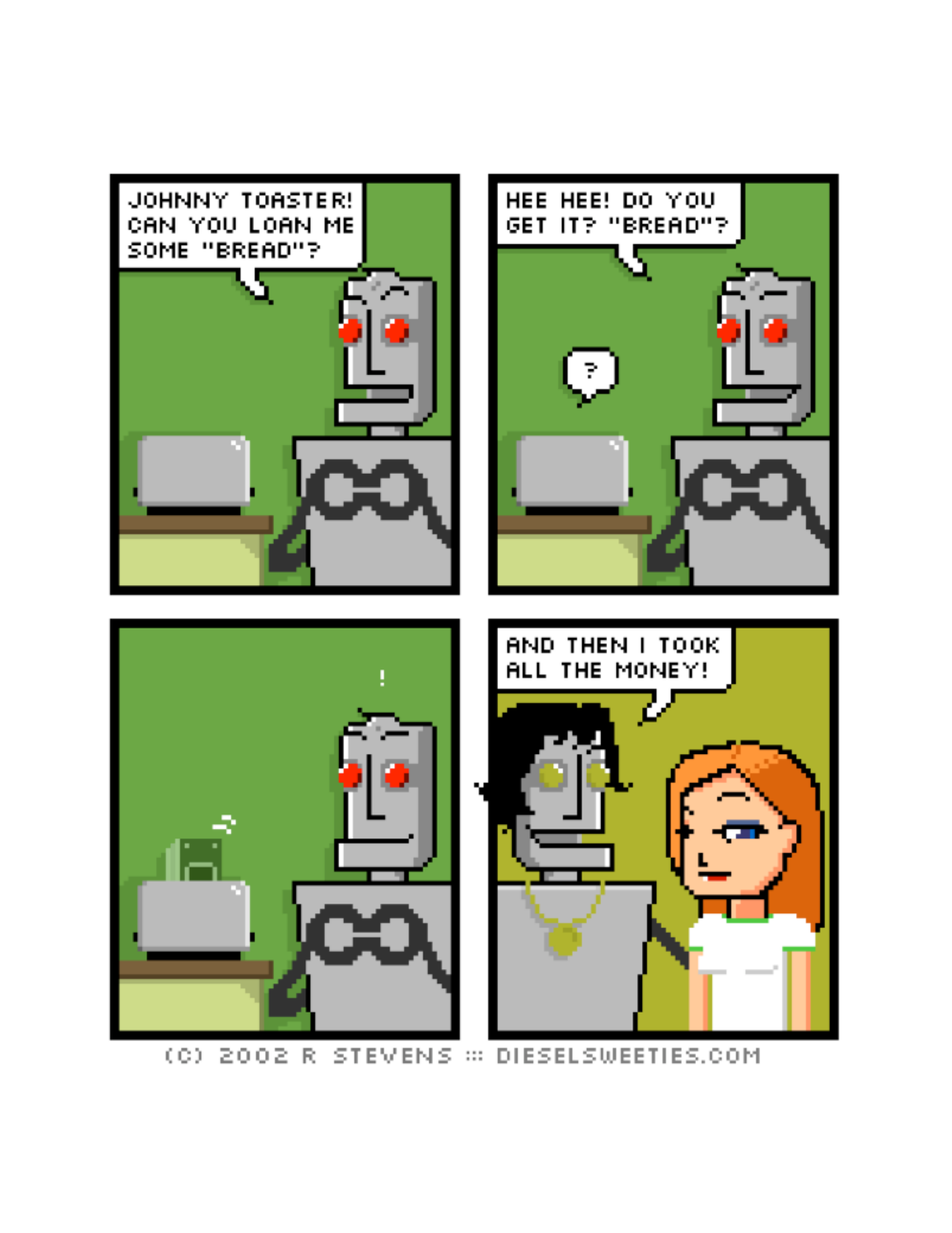 Diesel Sweeties (ebook volumes), page 26. Diesel Sweeties by R. Stevens, CC BY-NC. https://dieselsweeties.com/ebooks/