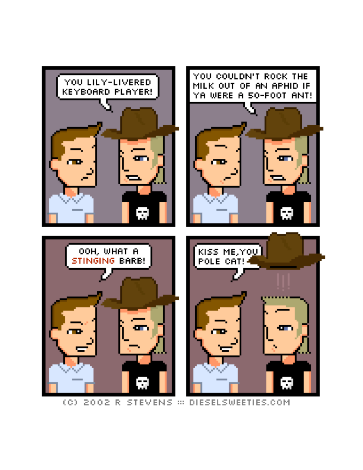 Diesel Sweeties (ebook volumes), page 31. Diesel Sweeties by R. Stevens, CC BY-NC. https://dieselsweeties.com/ebooks/