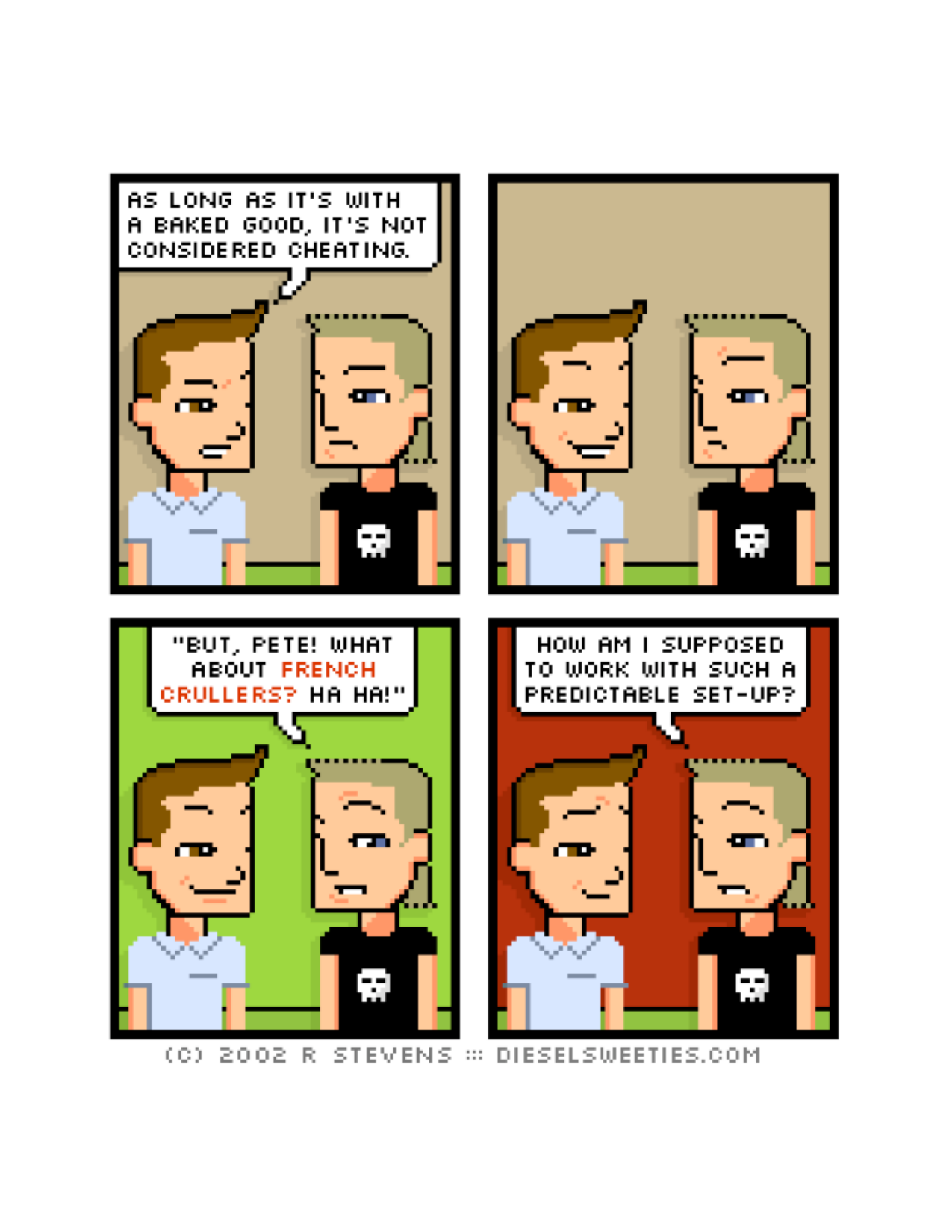 Diesel Sweeties (ebook volumes), page 36. Diesel Sweeties by R. Stevens, CC BY-NC. https://dieselsweeties.com/ebooks/