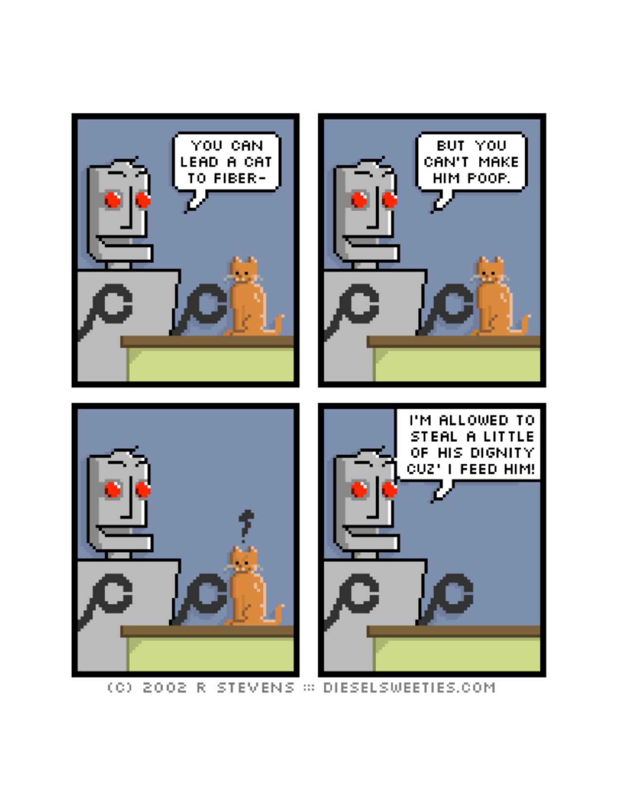 Diesel Sweeties (ebook volumes), page 42. Diesel Sweeties by R. Stevens, CC BY-NC. https://dieselsweeties.com/ebooks/