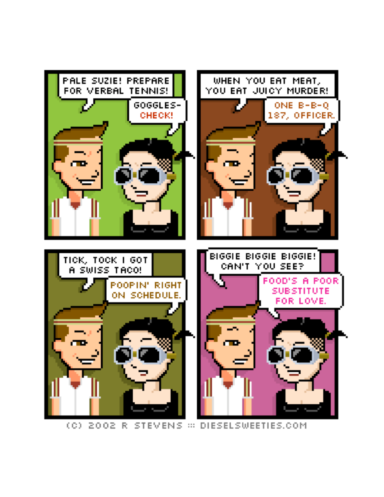 Diesel Sweeties (ebook volumes), page 47. Diesel Sweeties by R. Stevens, CC BY-NC. https://dieselsweeties.com/ebooks/