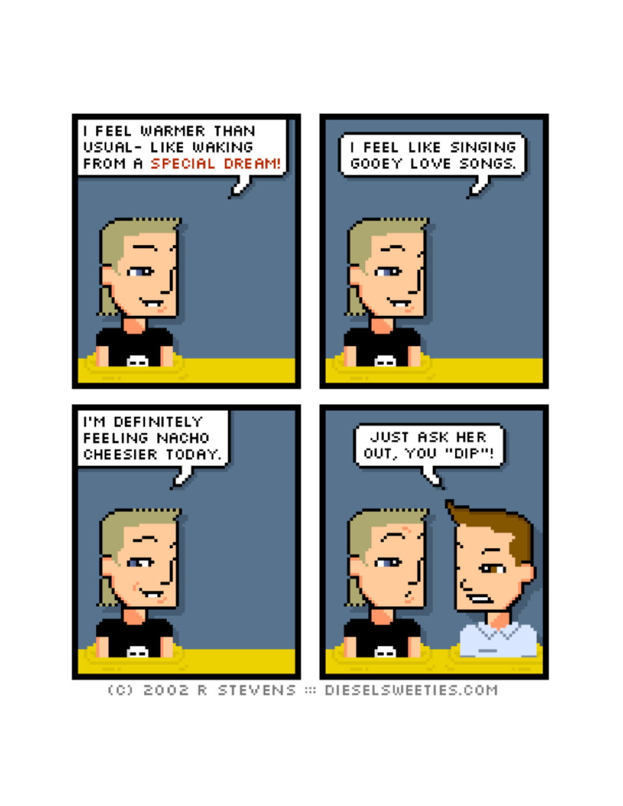 Diesel Sweeties (ebook volumes), page 53. Diesel Sweeties by R. Stevens, CC BY-NC. https://dieselsweeties.com/ebooks/