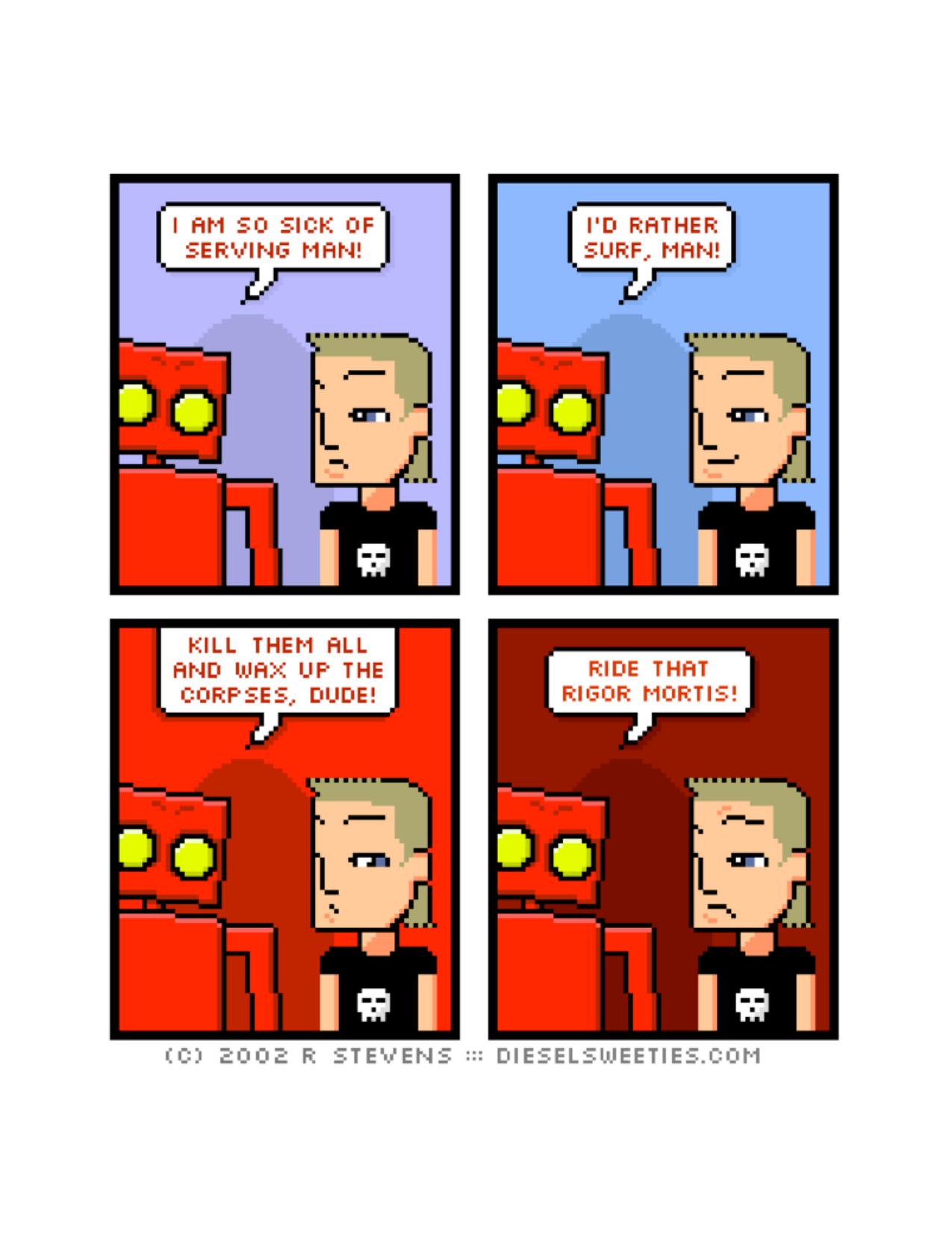 Diesel Sweeties (ebook volumes), page 55. Diesel Sweeties by R. Stevens, CC BY-NC. https://dieselsweeties.com/ebooks/