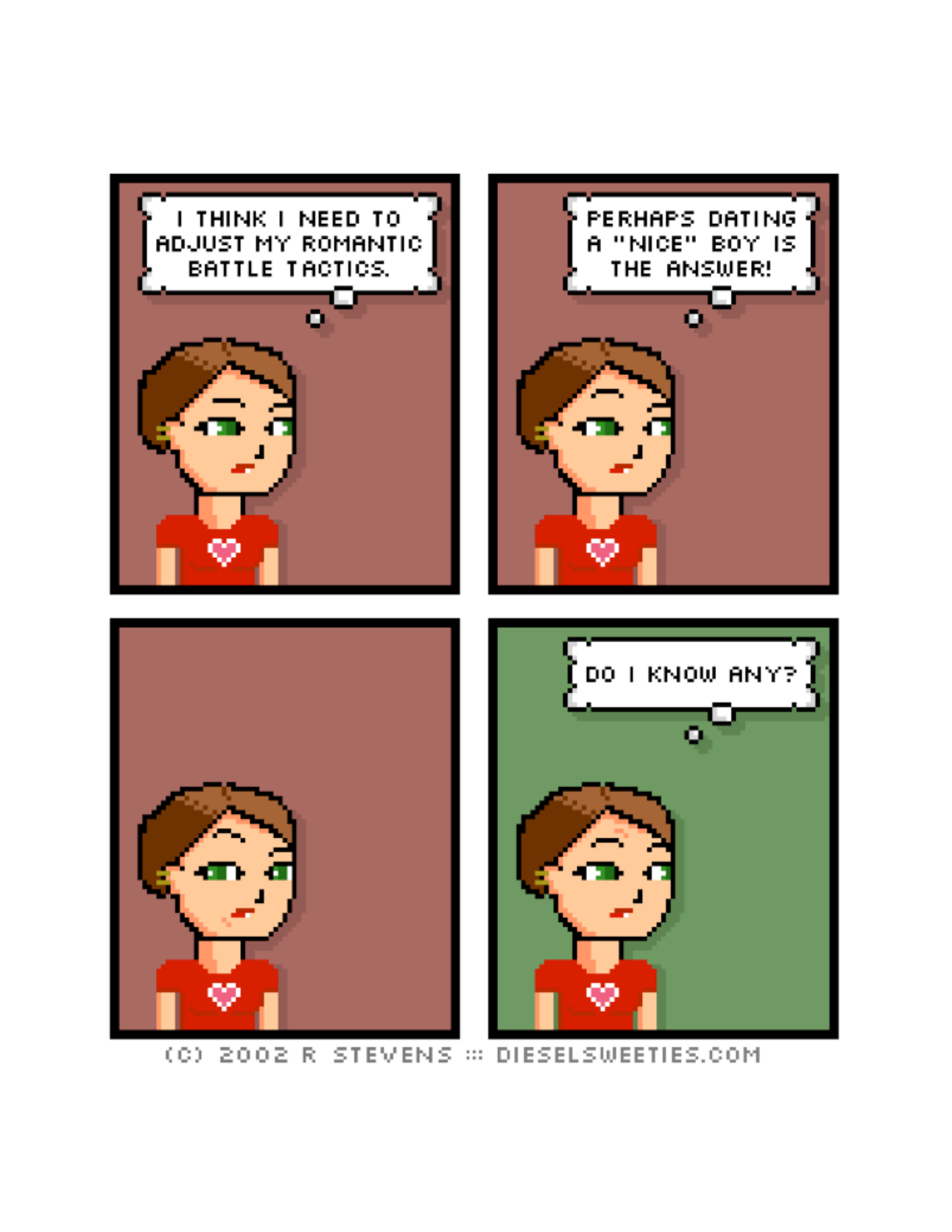 Diesel Sweeties (ebook volumes), page 57. Diesel Sweeties by R. Stevens, CC BY-NC. https://dieselsweeties.com/ebooks/