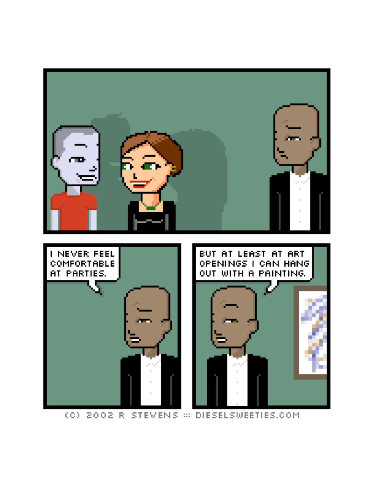 Diesel Sweeties (ebook volumes), page 8. Diesel Sweeties by R. Stevens, CC BY-NC. https://dieselsweeties.com/ebooks/