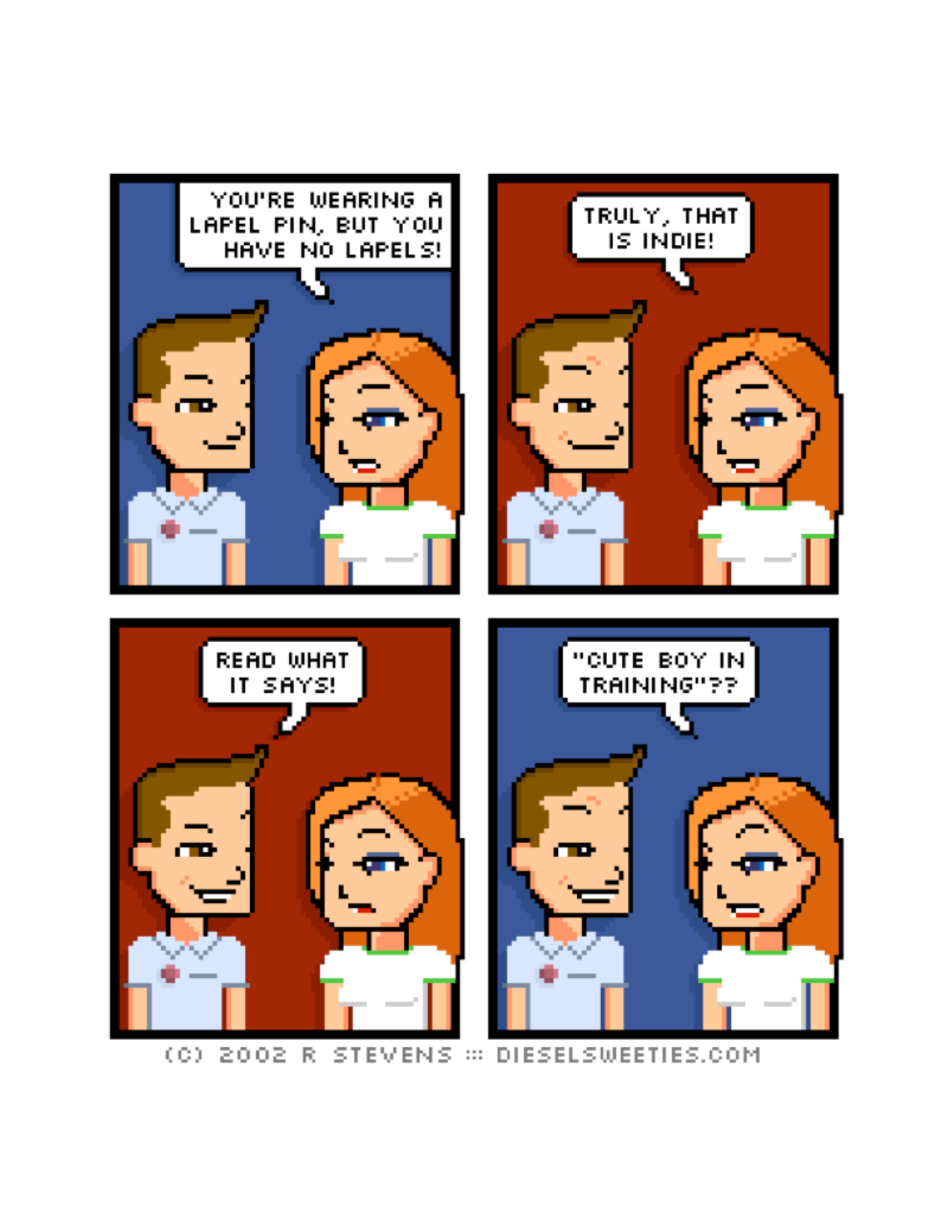 Diesel Sweeties (ebook volumes), page 77. Diesel Sweeties by R. Stevens, CC BY-NC. https://dieselsweeties.com/ebooks/