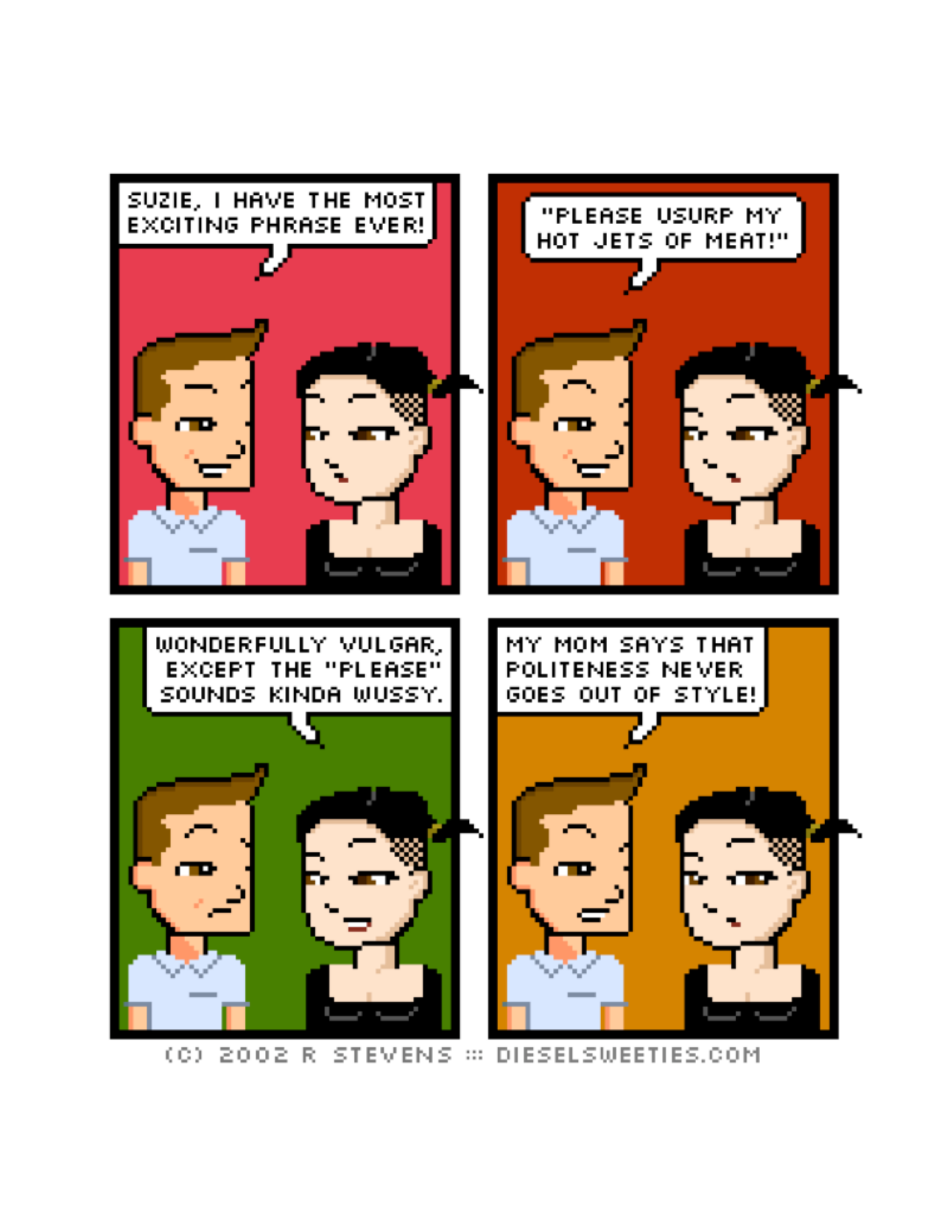 Diesel Sweeties (ebook volumes), page 81. Diesel Sweeties by R. Stevens, CC BY-NC. https://dieselsweeties.com/ebooks/
