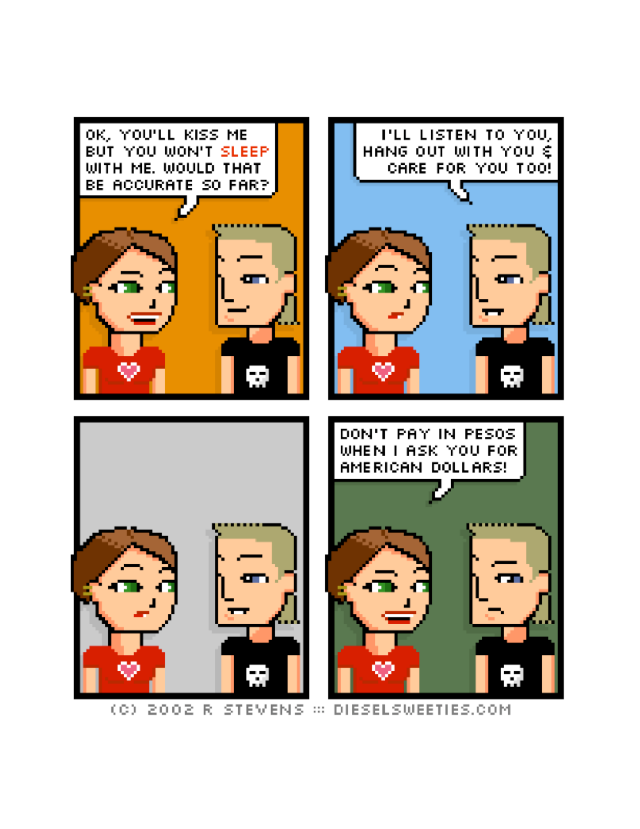 Diesel Sweeties (ebook volumes), page 85. Diesel Sweeties by R. Stevens, CC BY-NC. https://dieselsweeties.com/ebooks/