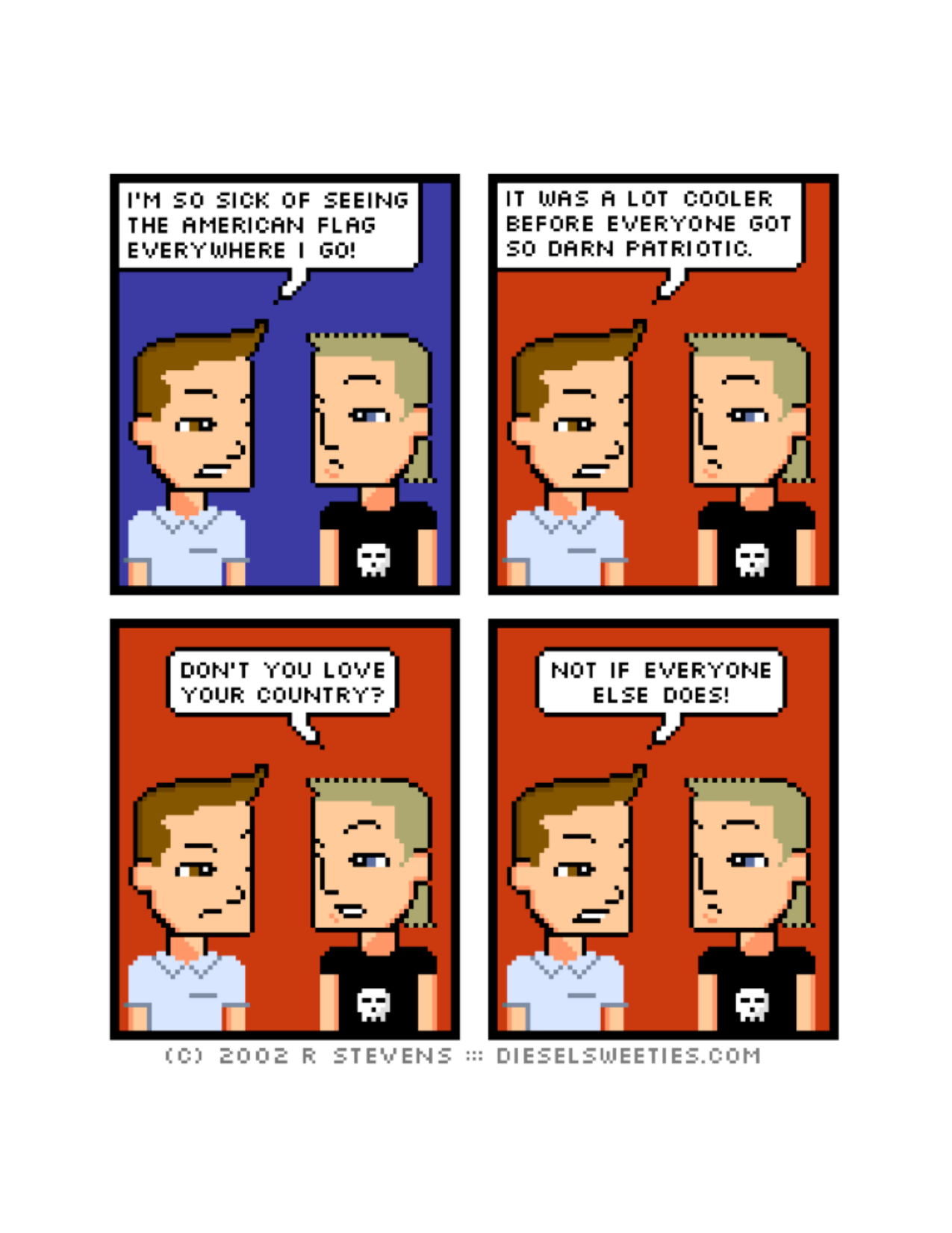 Diesel Sweeties (ebook volumes), page 10. Diesel Sweeties by R. Stevens, CC BY-NC. https://dieselsweeties.com/ebooks/