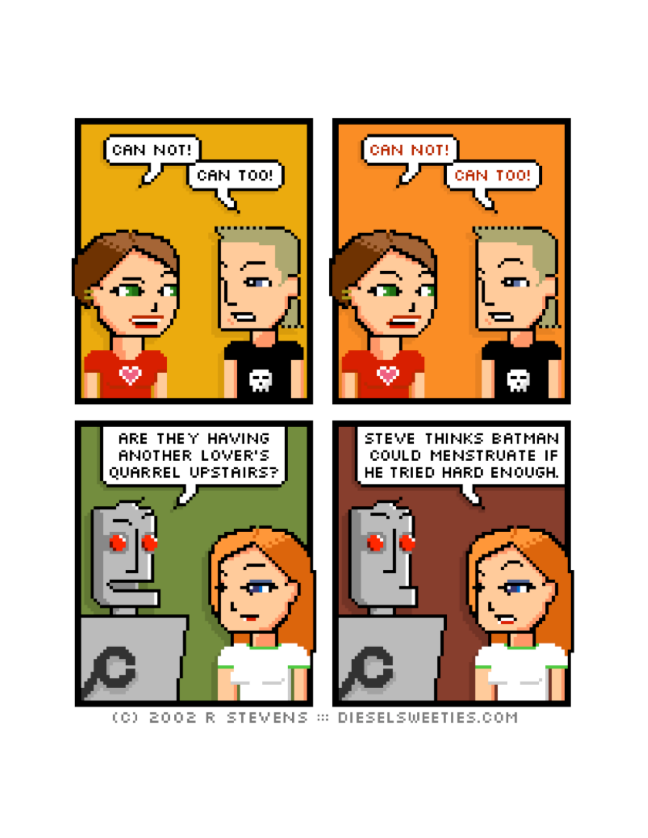 Diesel Sweeties (ebook volumes), page 93. Diesel Sweeties by R. Stevens, CC BY-NC. https://dieselsweeties.com/ebooks/