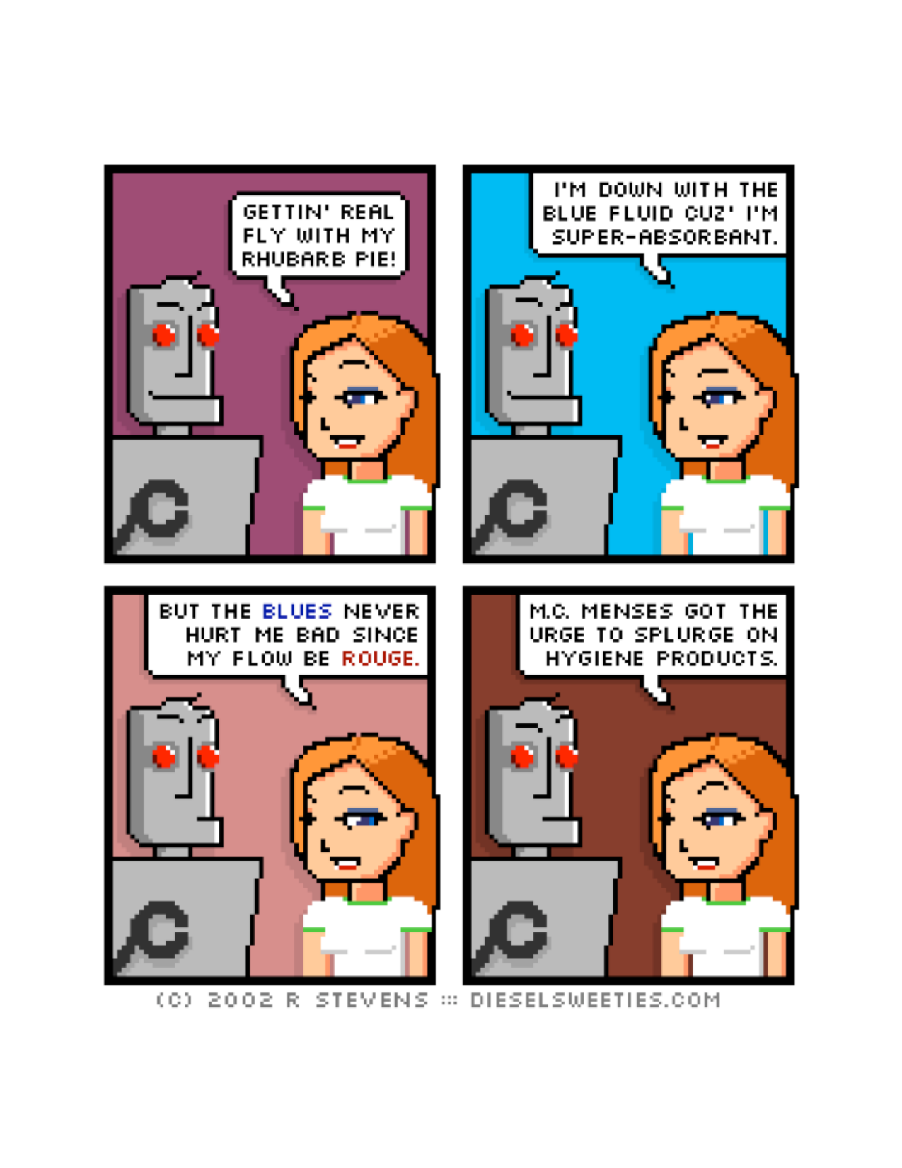 Diesel Sweeties (ebook volumes), page 94. Diesel Sweeties by R. Stevens, CC BY-NC. https://dieselsweeties.com/ebooks/
