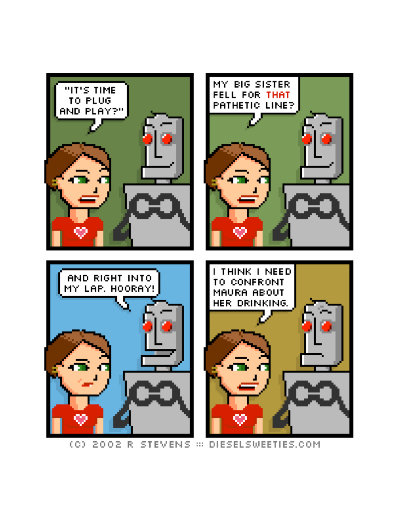 Diesel Sweeties (ebook volumes), page 96. Diesel Sweeties by R. Stevens, CC BY-NC. https://dieselsweeties.com/ebooks/