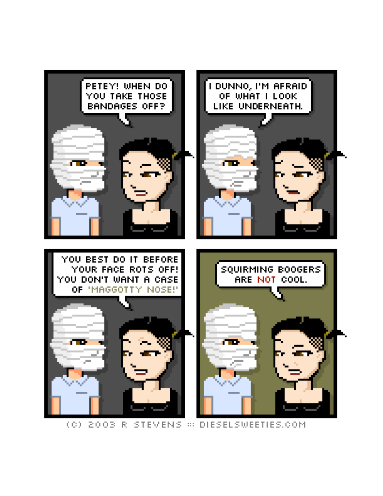 Diesel Sweeties (ebook volumes), page 11. Diesel Sweeties by R. Stevens, CC BY-NC. https://dieselsweeties.com/ebooks/
