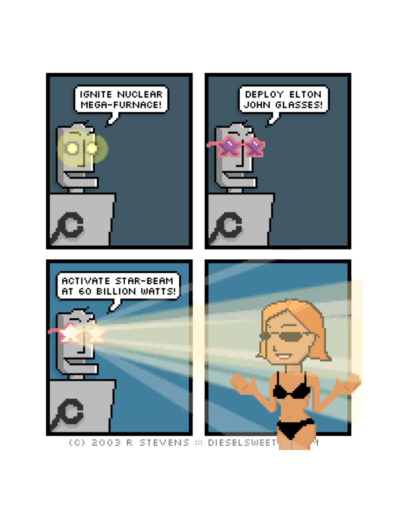 Diesel Sweeties (ebook volumes), page 107. Diesel Sweeties by R. Stevens, CC BY-NC. https://dieselsweeties.com/ebooks/
