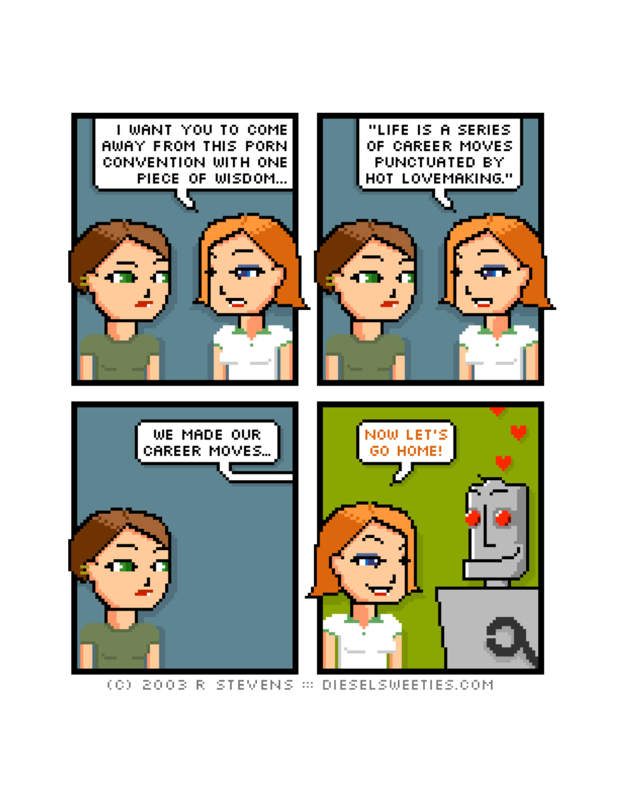Diesel Sweeties (ebook volumes), page 126. Diesel Sweeties by R. Stevens, CC BY-NC. https://dieselsweeties.com/ebooks/