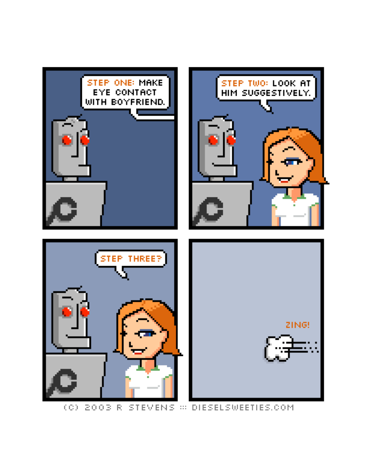 Diesel Sweeties (ebook volumes), page 127. Diesel Sweeties by R. Stevens, CC BY-NC. https://dieselsweeties.com/ebooks/