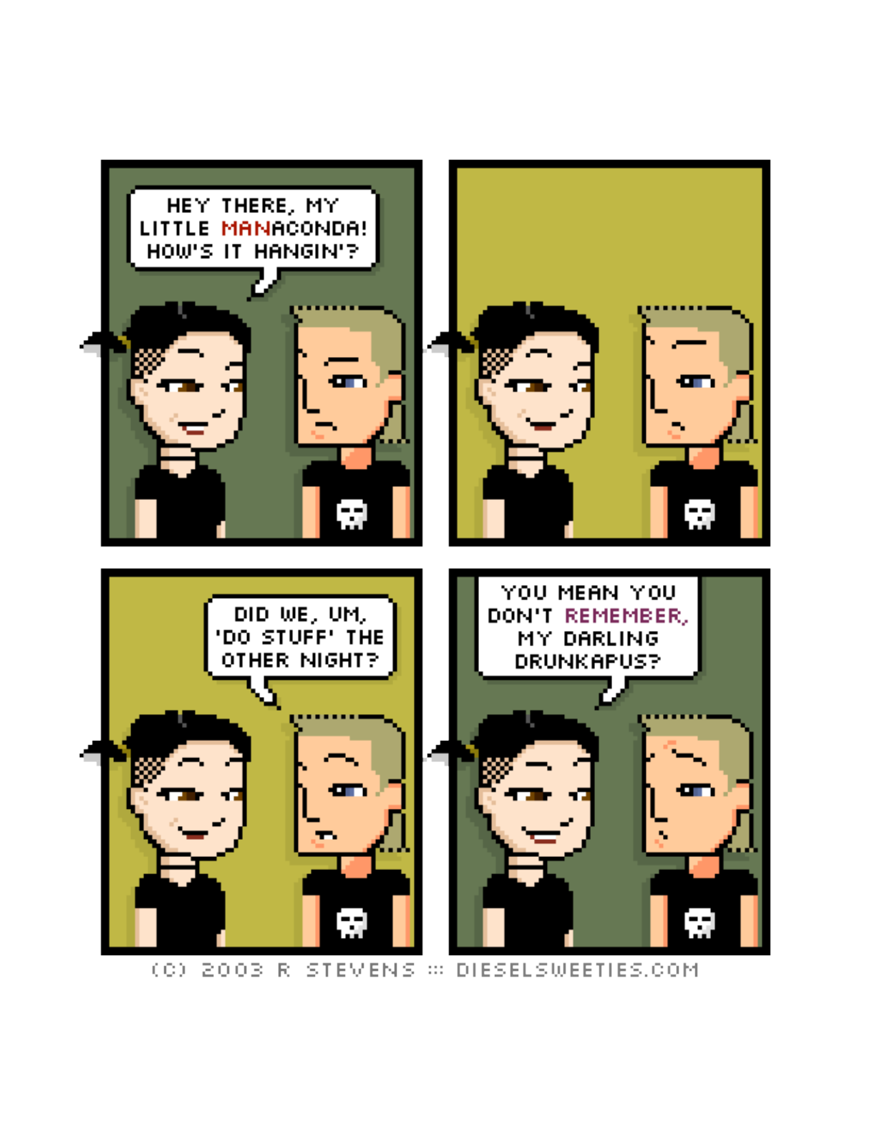 Diesel Sweeties (ebook volumes), page 181. Diesel Sweeties by R. Stevens, CC BY-NC. https://dieselsweeties.com/ebooks/