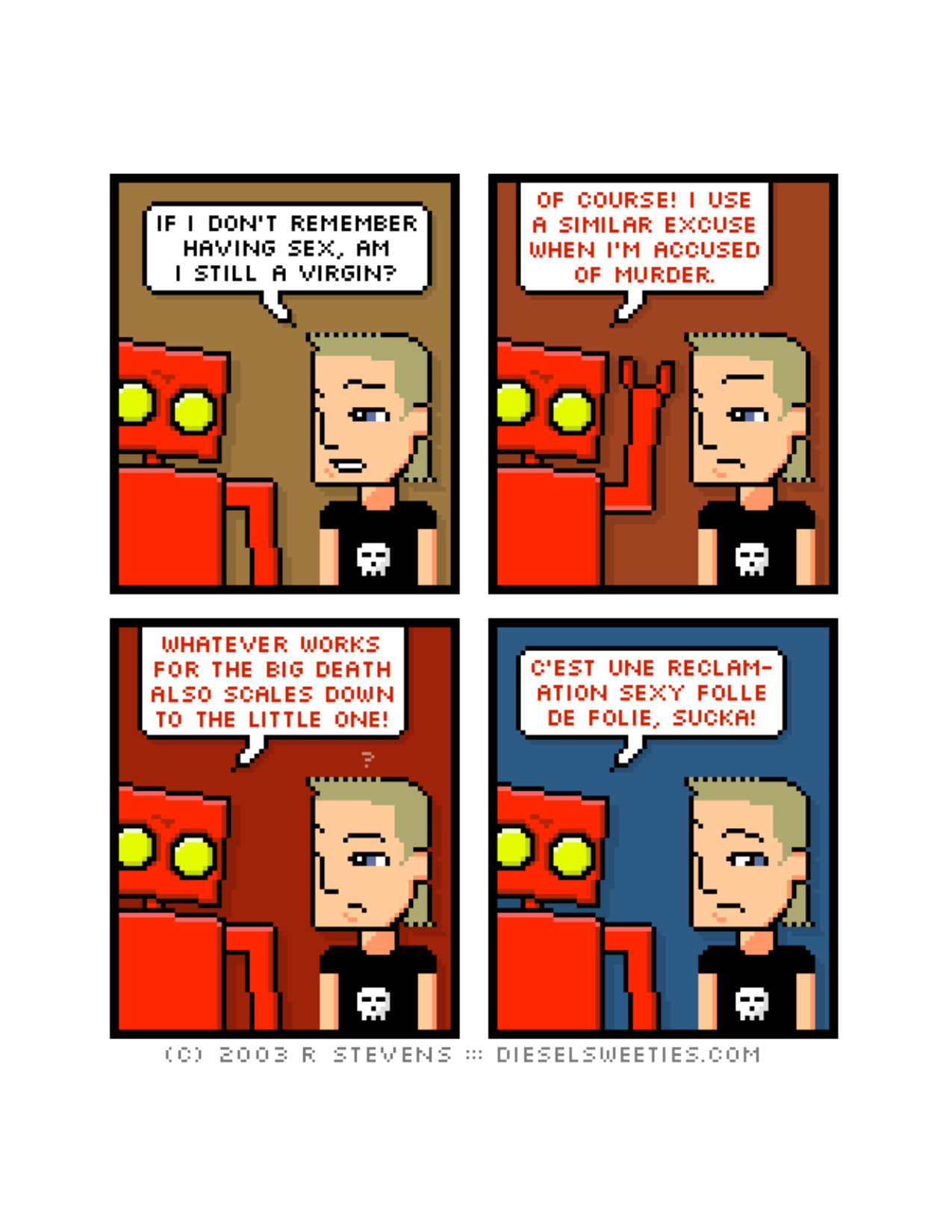 Diesel Sweeties (ebook volumes), page 186. Diesel Sweeties by R. Stevens, CC BY-NC. https://dieselsweeties.com/ebooks/