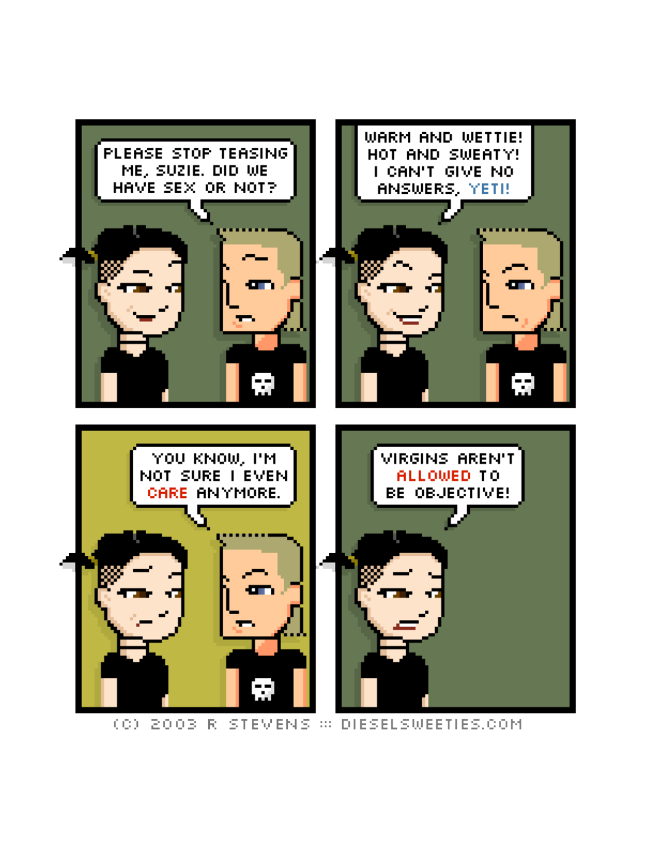 Diesel Sweeties (ebook volumes), page 189. Diesel Sweeties by R. Stevens, CC BY-NC. https://dieselsweeties.com/ebooks/