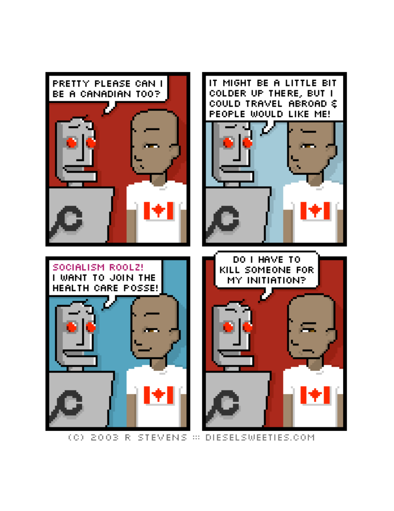 Diesel Sweeties (ebook volumes), page 3. Diesel Sweeties by R. Stevens, CC BY-NC. https://dieselsweeties.com/ebooks/