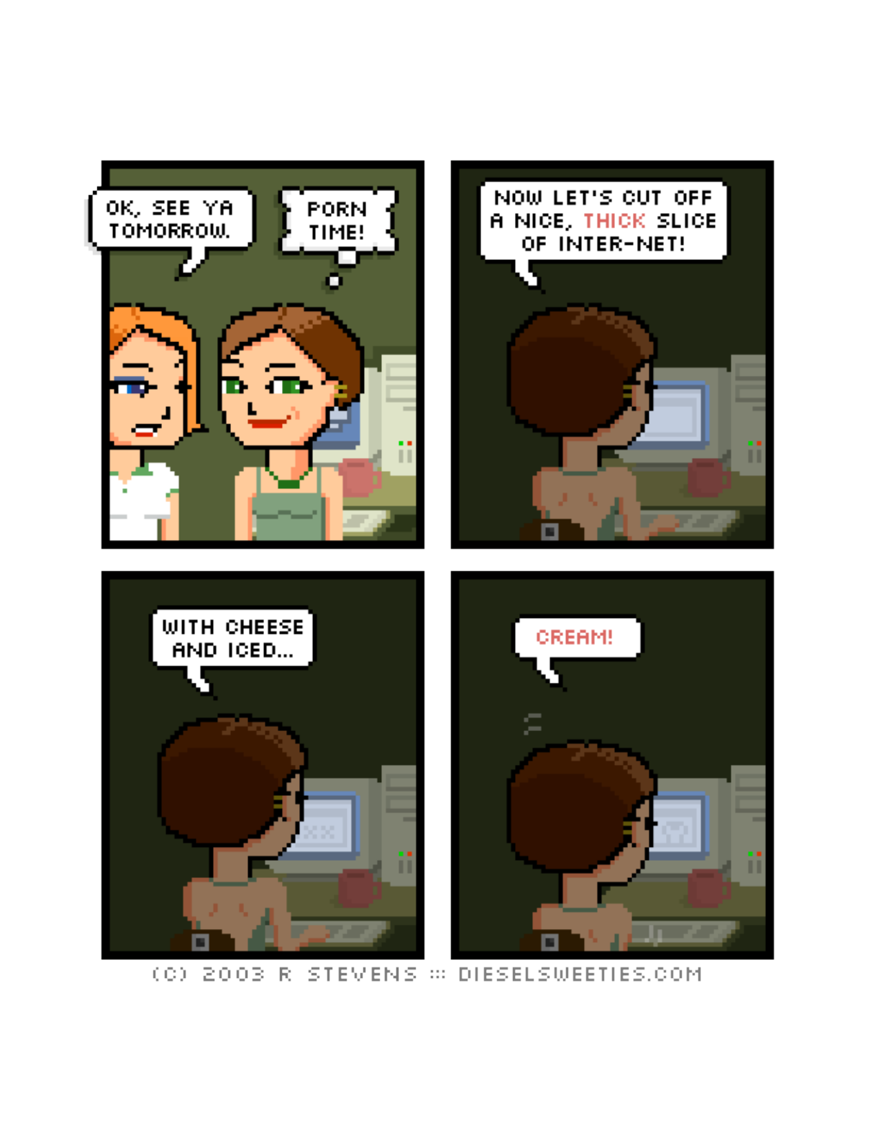 Diesel Sweeties (ebook volumes), page 201. Diesel Sweeties by R. Stevens, CC BY-NC. https://dieselsweeties.com/ebooks/