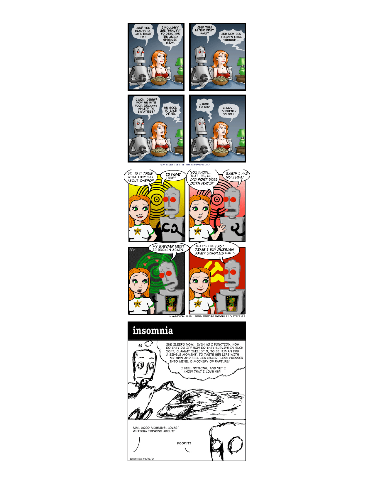 Diesel Sweeties (ebook volumes), page 25. Diesel Sweeties by R. Stevens, CC BY-NC. https://dieselsweeties.com/ebooks/