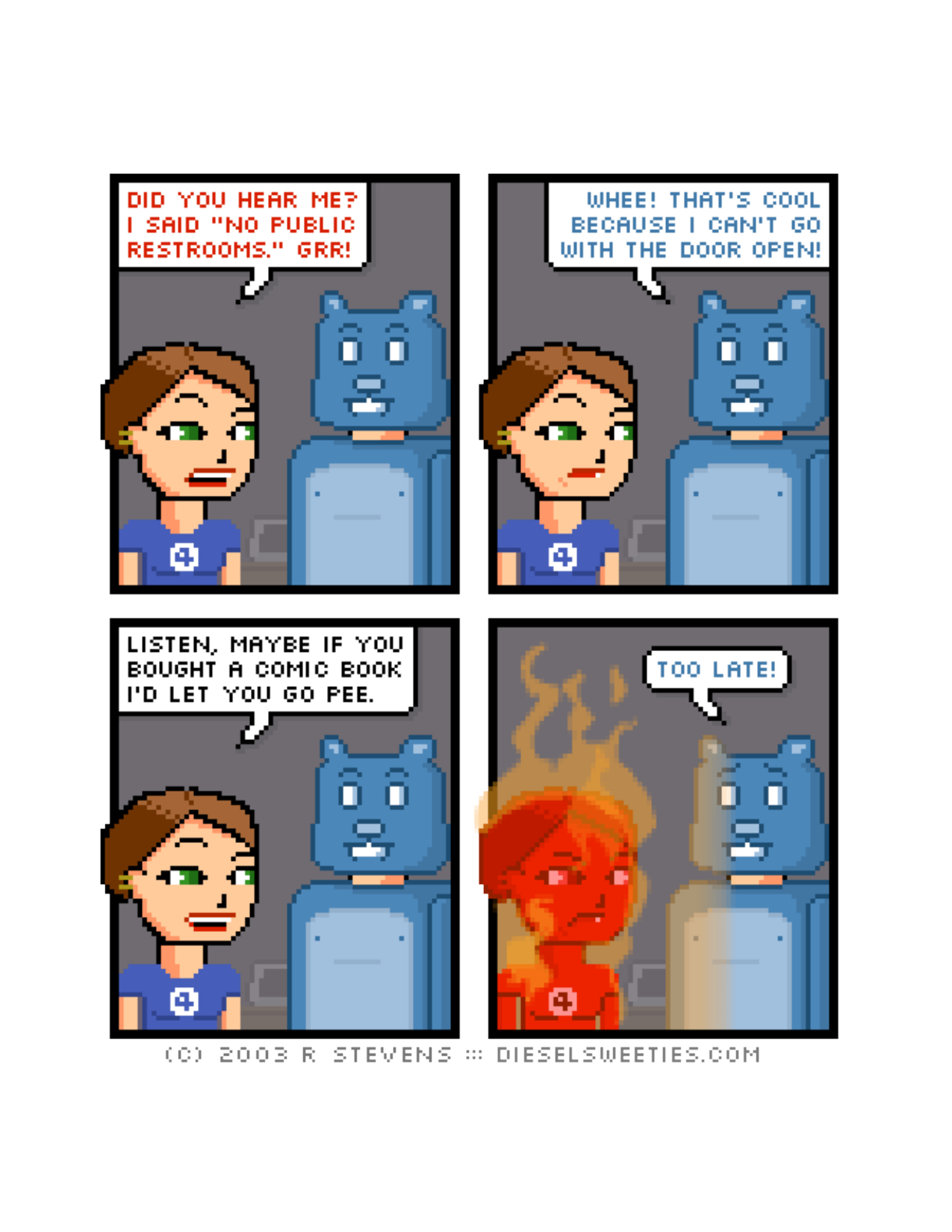 Diesel Sweeties (ebook volumes), page 38. Diesel Sweeties by R. Stevens, CC BY-NC. https://dieselsweeties.com/ebooks/