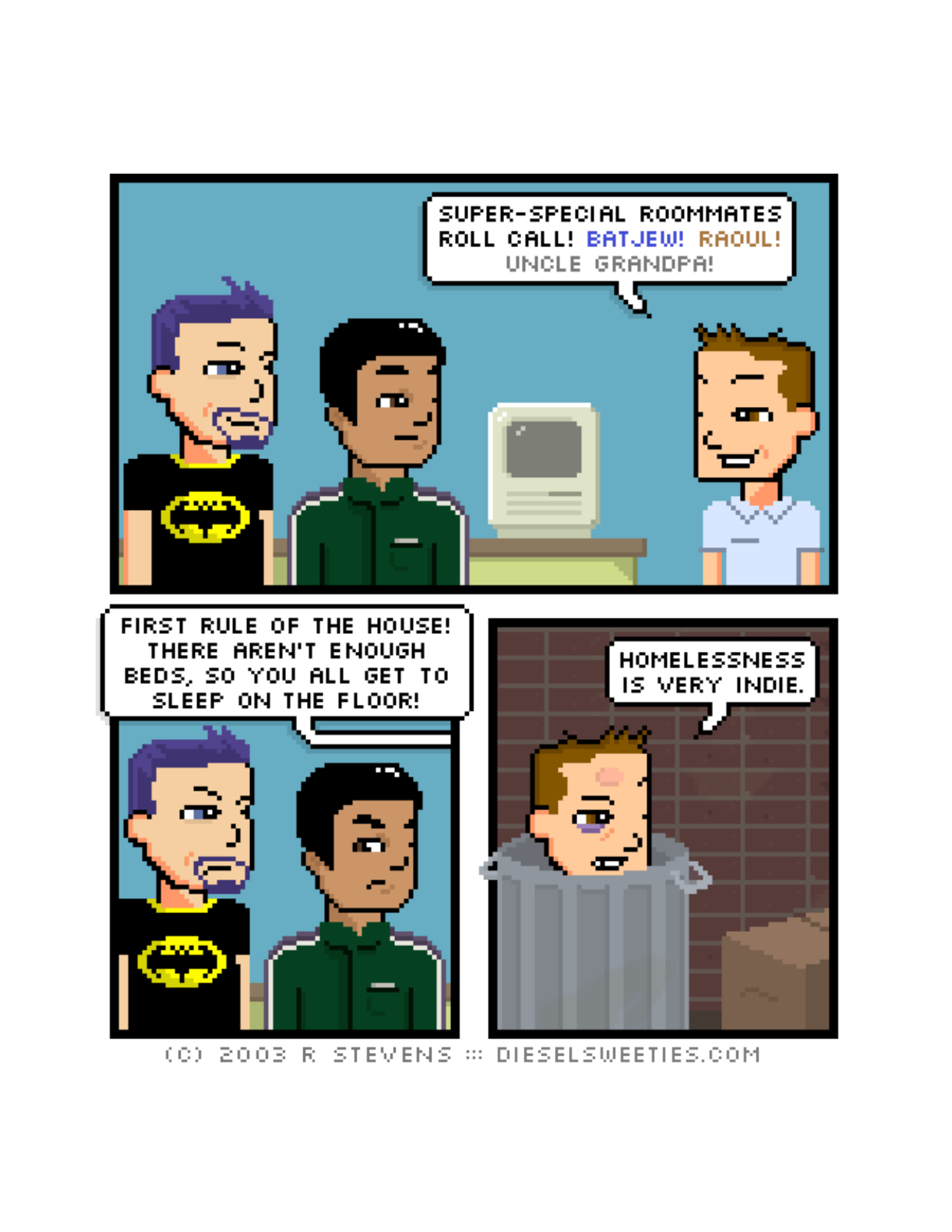 Diesel Sweeties (ebook volumes), page 58. Diesel Sweeties by R. Stevens, CC BY-NC. https://dieselsweeties.com/ebooks/