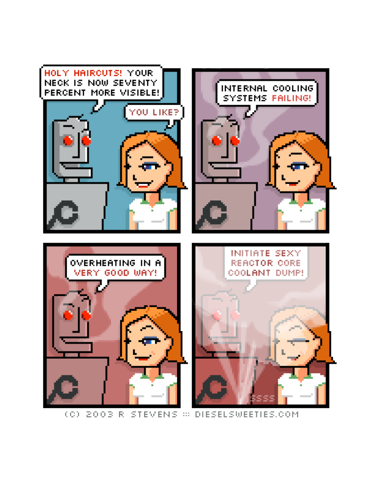 Diesel Sweeties (ebook volumes), page 65. Diesel Sweeties by R. Stevens, CC BY-NC. https://dieselsweeties.com/ebooks/