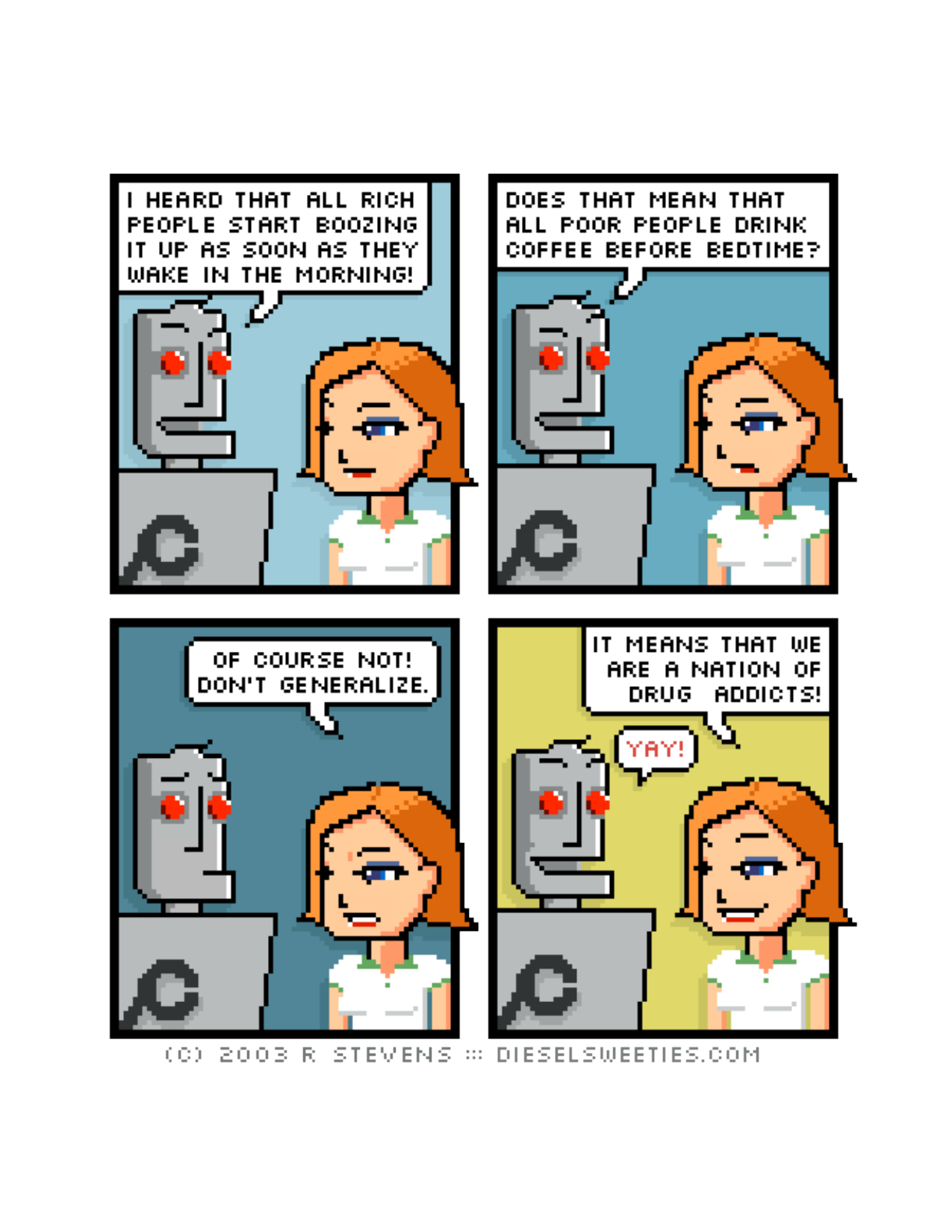 Diesel Sweeties (ebook volumes), page 74. Diesel Sweeties by R. Stevens, CC BY-NC. https://dieselsweeties.com/ebooks/