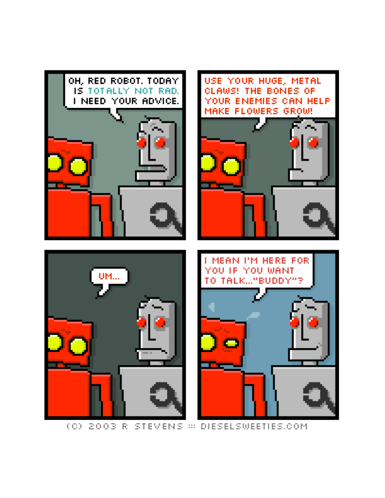 Diesel Sweeties (ebook volumes), page 77. Diesel Sweeties by R. Stevens, CC BY-NC. https://dieselsweeties.com/ebooks/