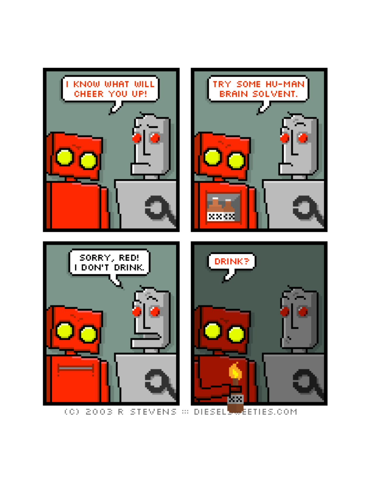 Diesel Sweeties (ebook volumes), page 78. Diesel Sweeties by R. Stevens, CC BY-NC. https://dieselsweeties.com/ebooks/