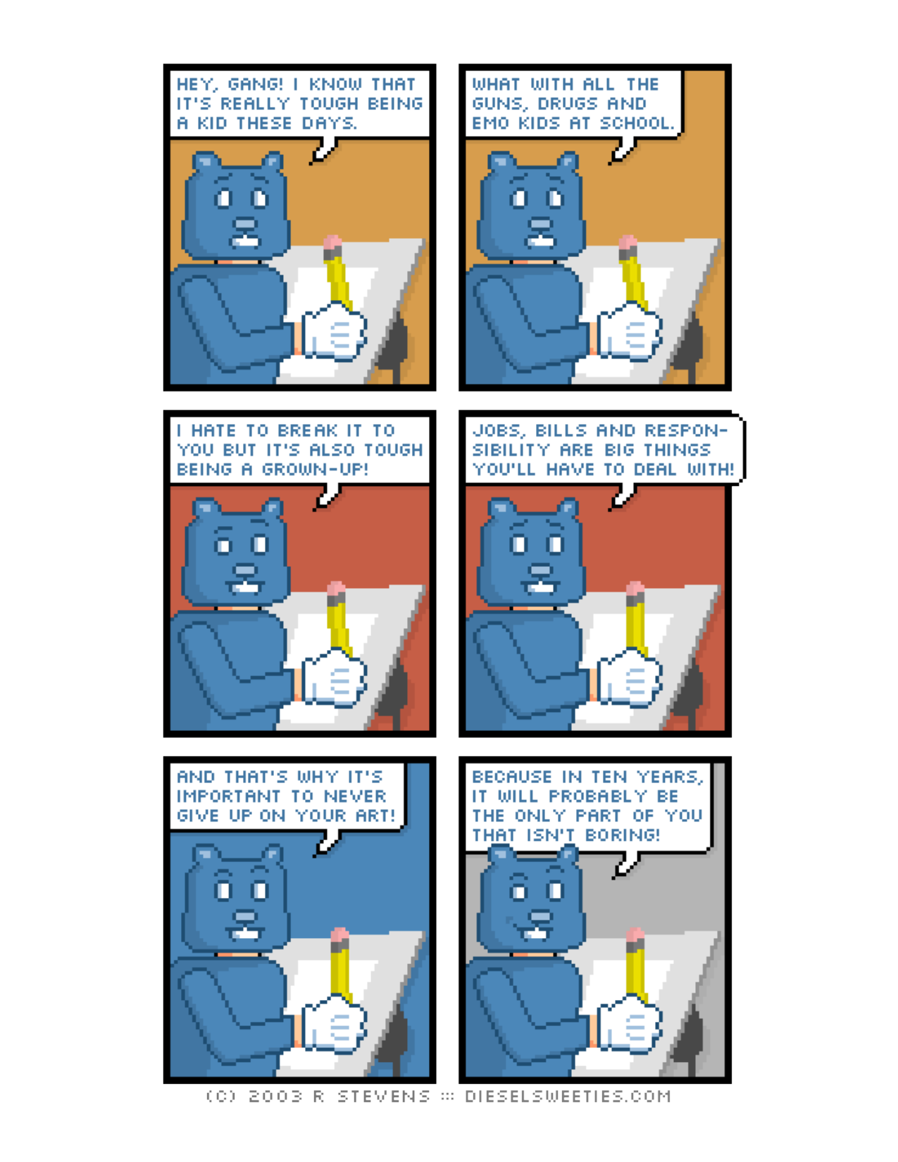 Diesel Sweeties (ebook volumes), page 86. Diesel Sweeties by R. Stevens, CC BY-NC. https://dieselsweeties.com/ebooks/