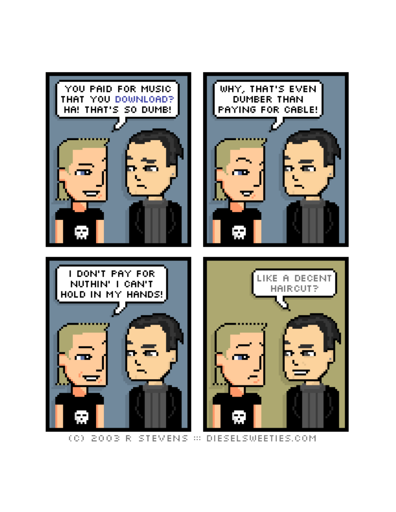 Diesel Sweeties (ebook volumes), page 88. Diesel Sweeties by R. Stevens, CC BY-NC. https://dieselsweeties.com/ebooks/